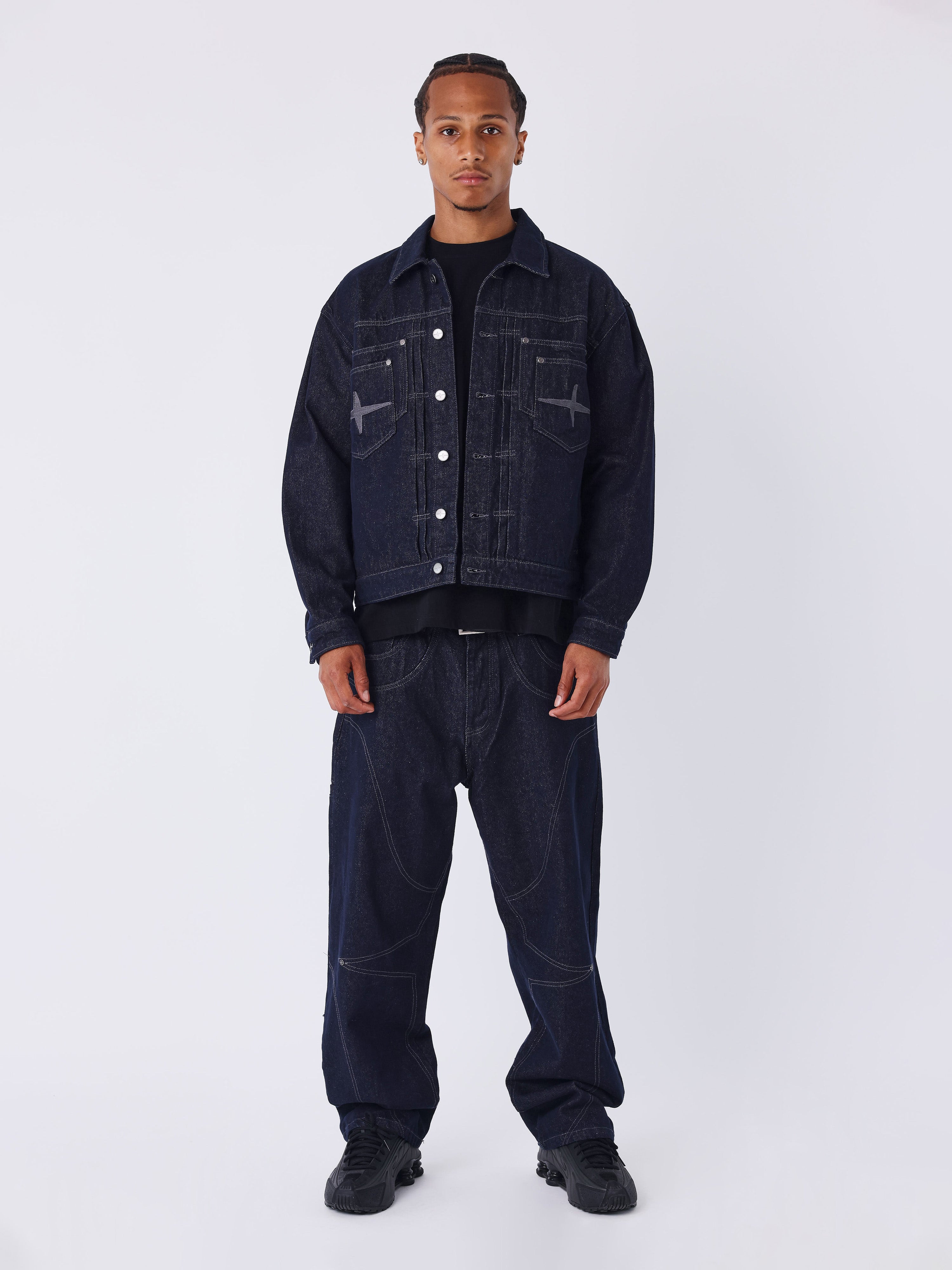 Jaqueta de denim cru-4