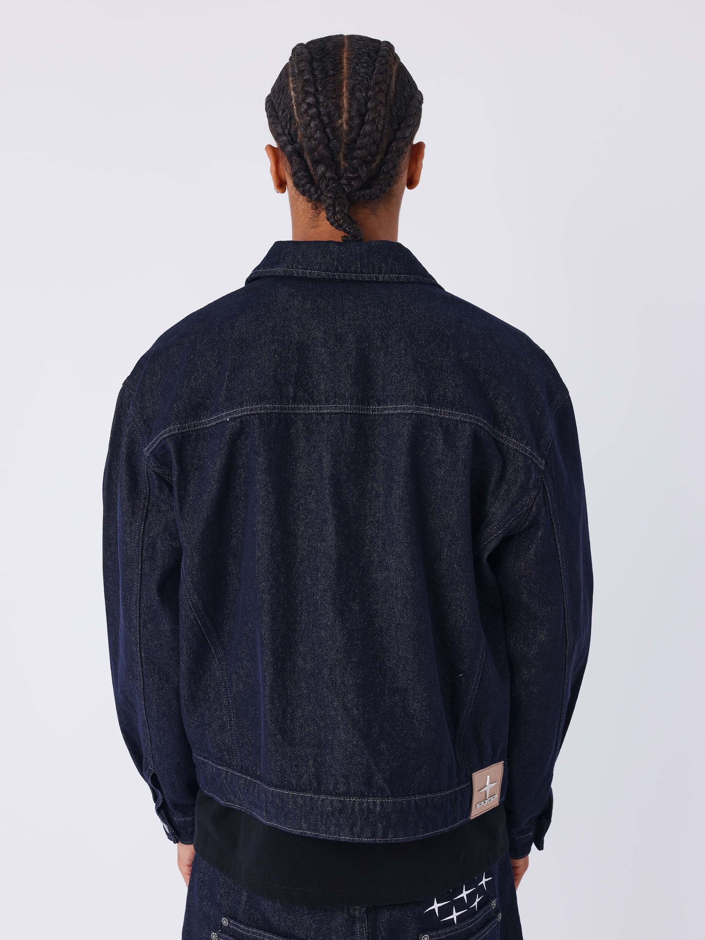 Jaqueta de denim cru