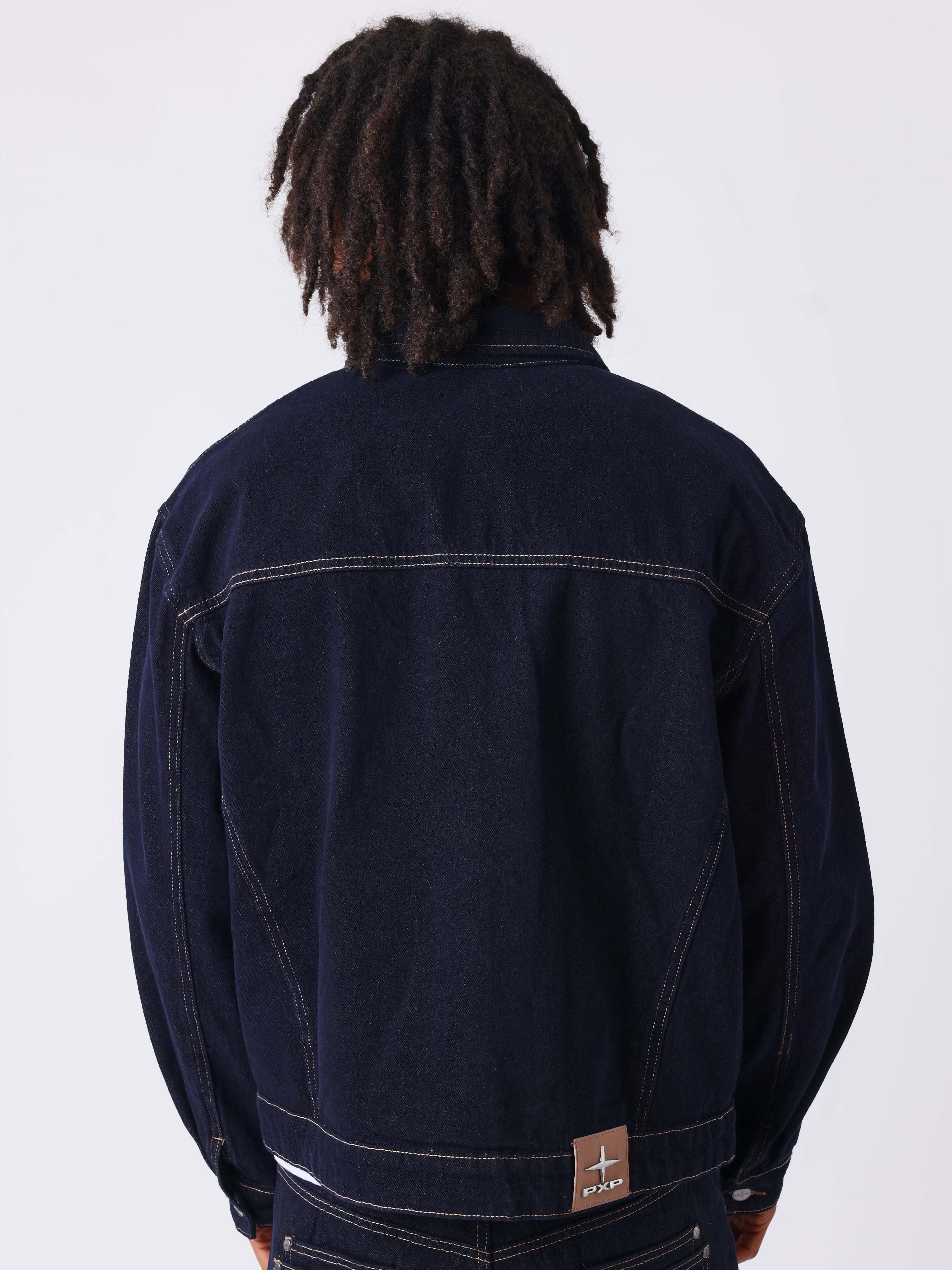 Raw denim jacket