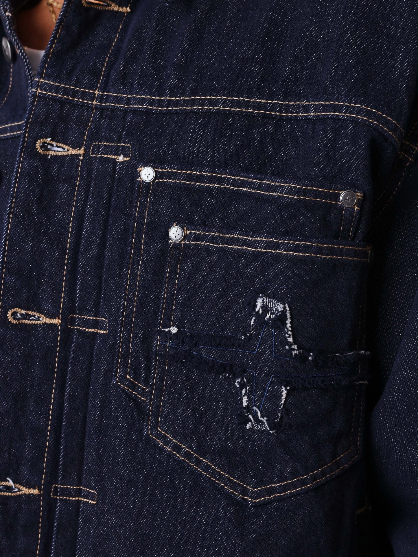 Raw denim jacket