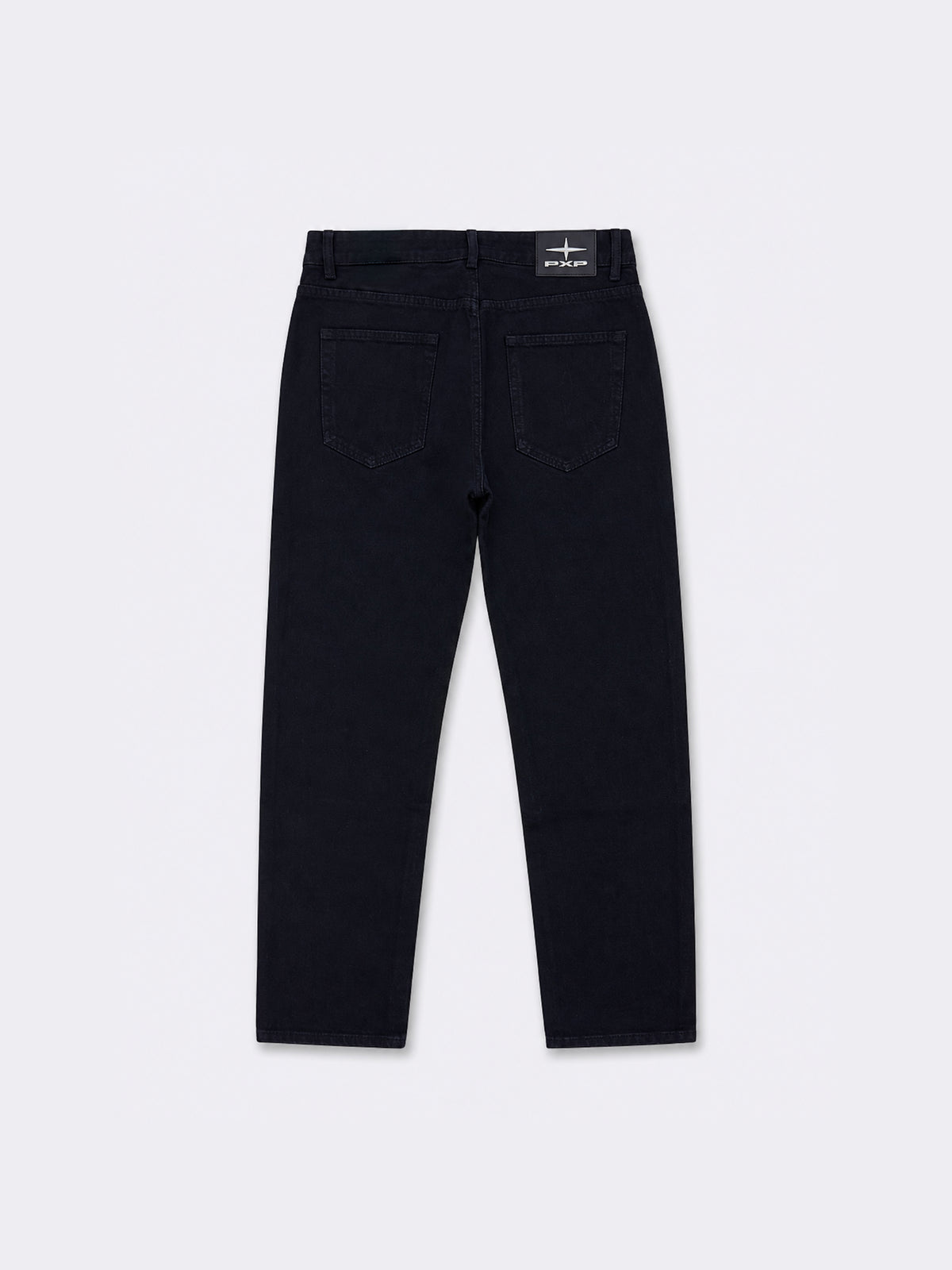 Rechte gescheurde jeans