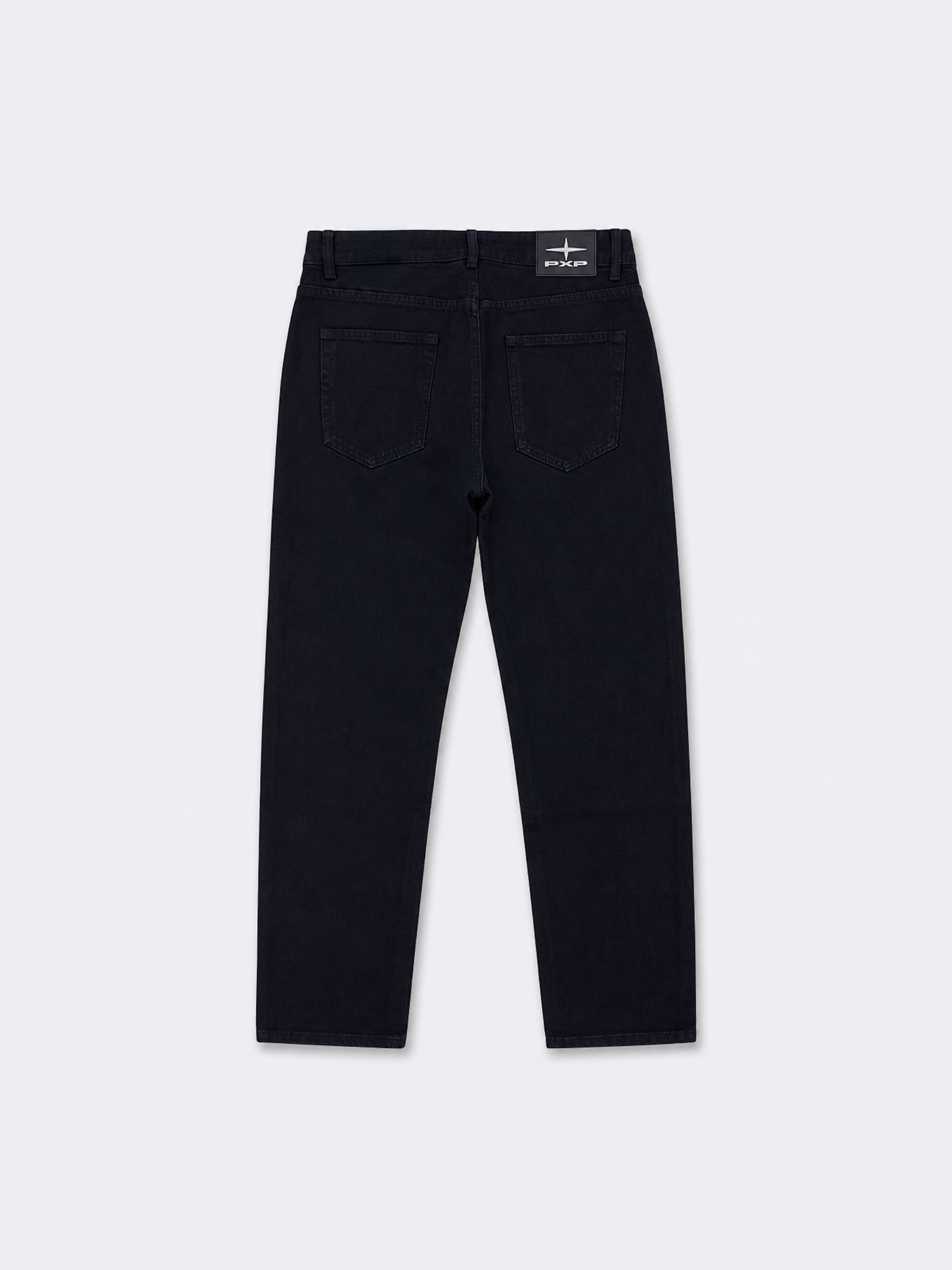 Rechte gescheurde jeans-2