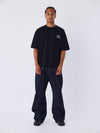 Rå baggy jeans