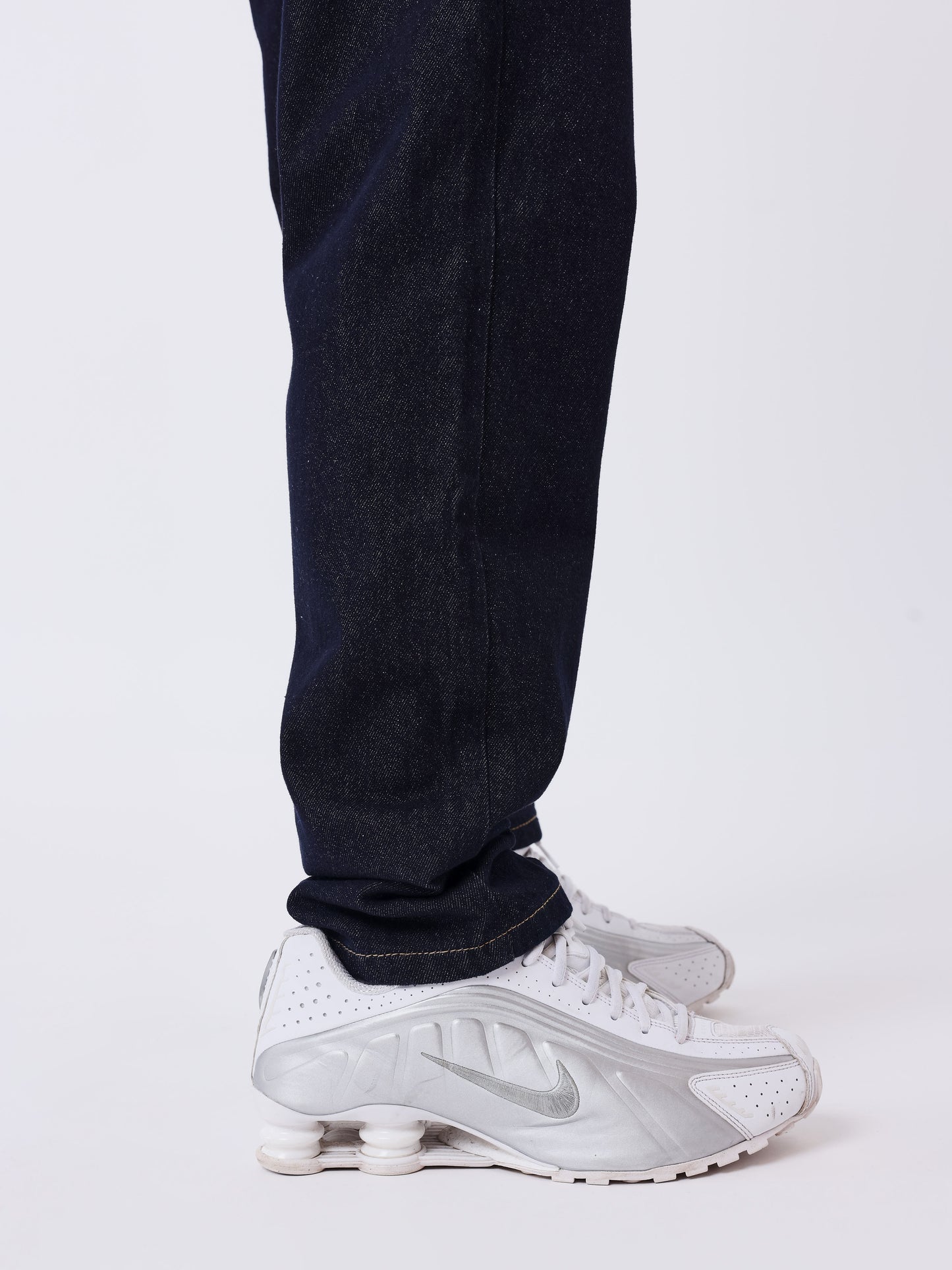 Slim fit jeans in raw denim