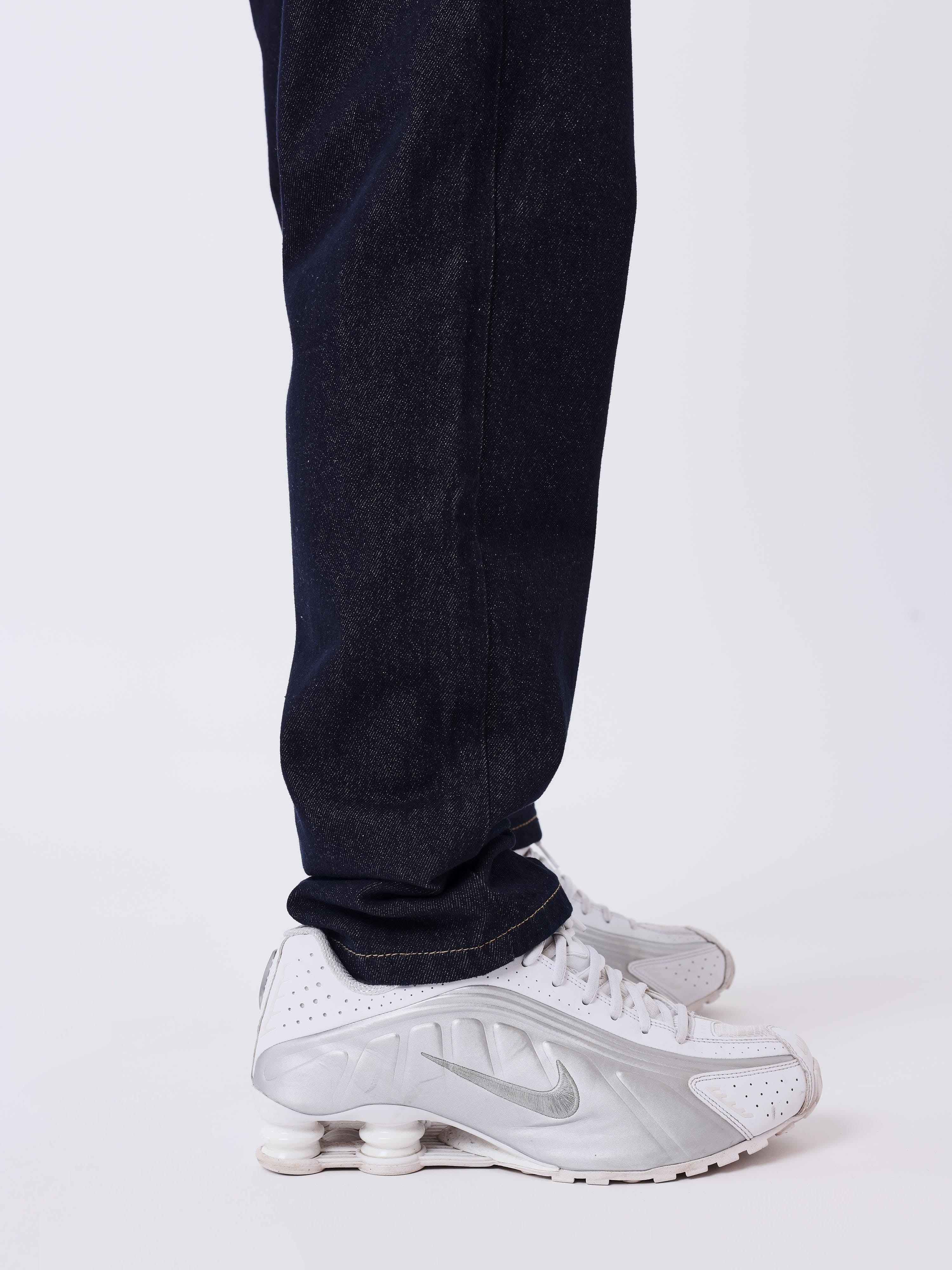 Slim fit jeans in raw denim-5