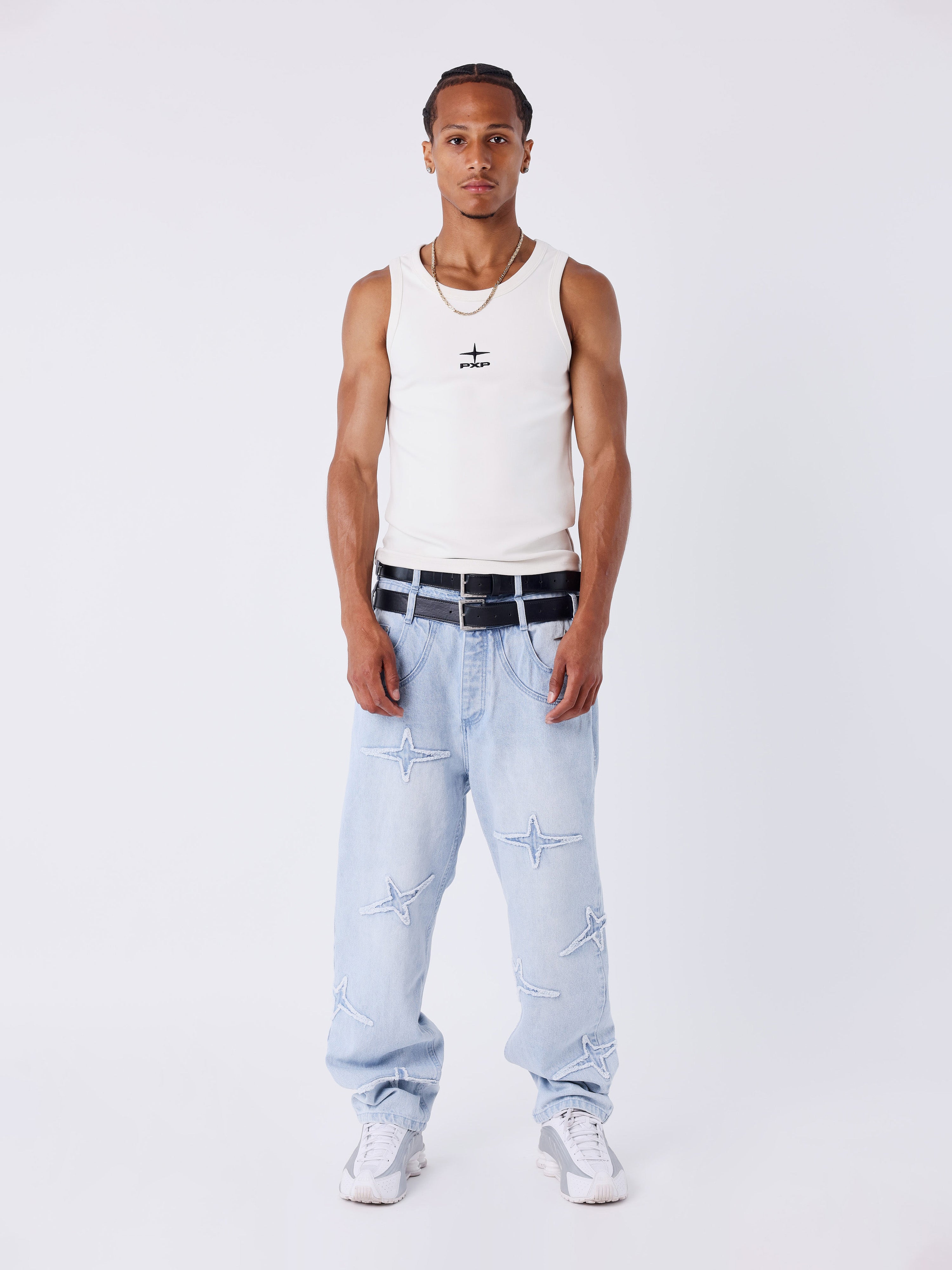 Jeans sbiadito taglio regular Polaris-1