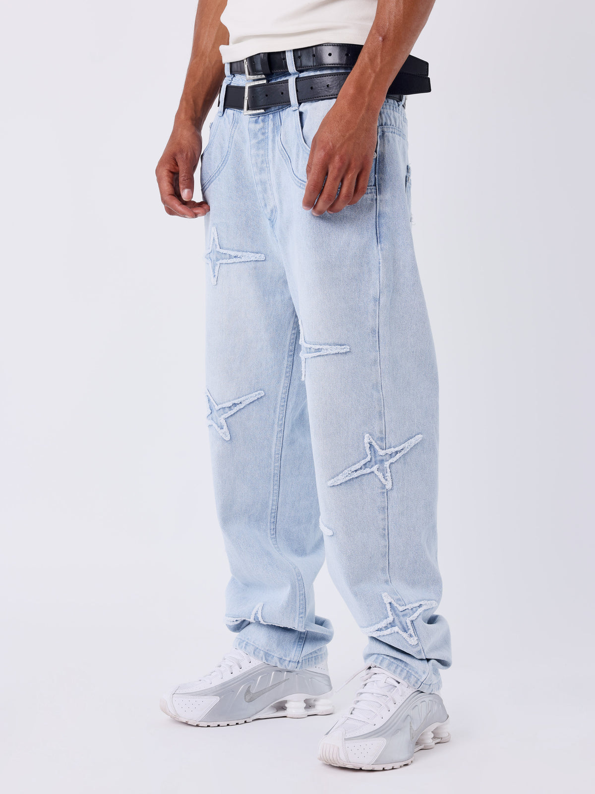 Jeans sbiadito taglio regular Polaris-3