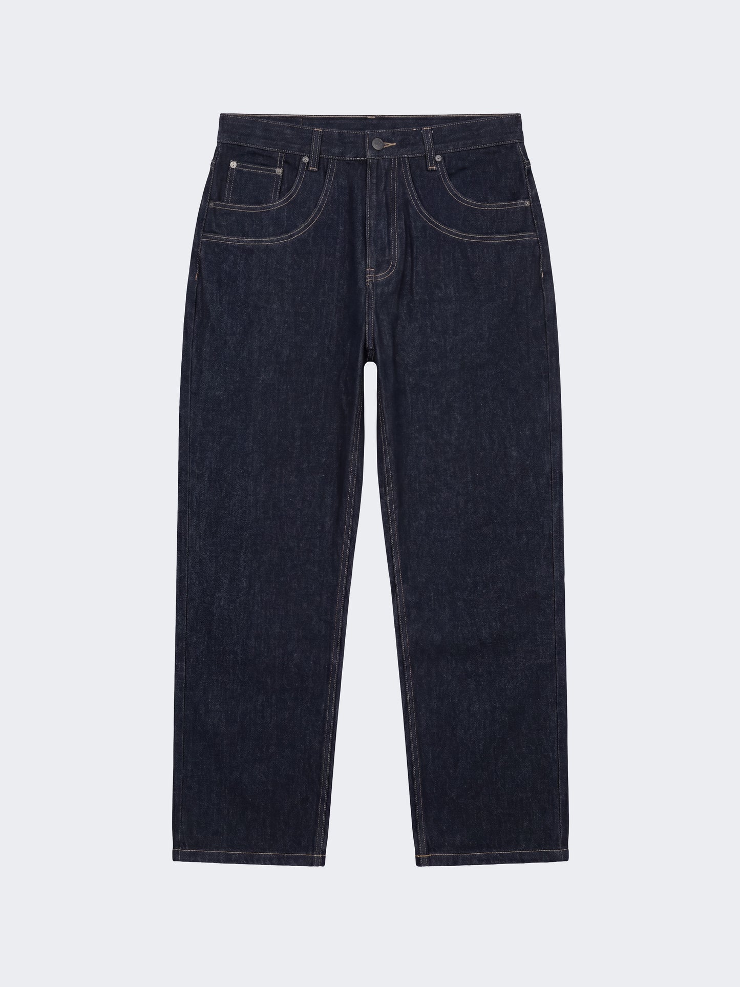 Jean baggy en denim brut