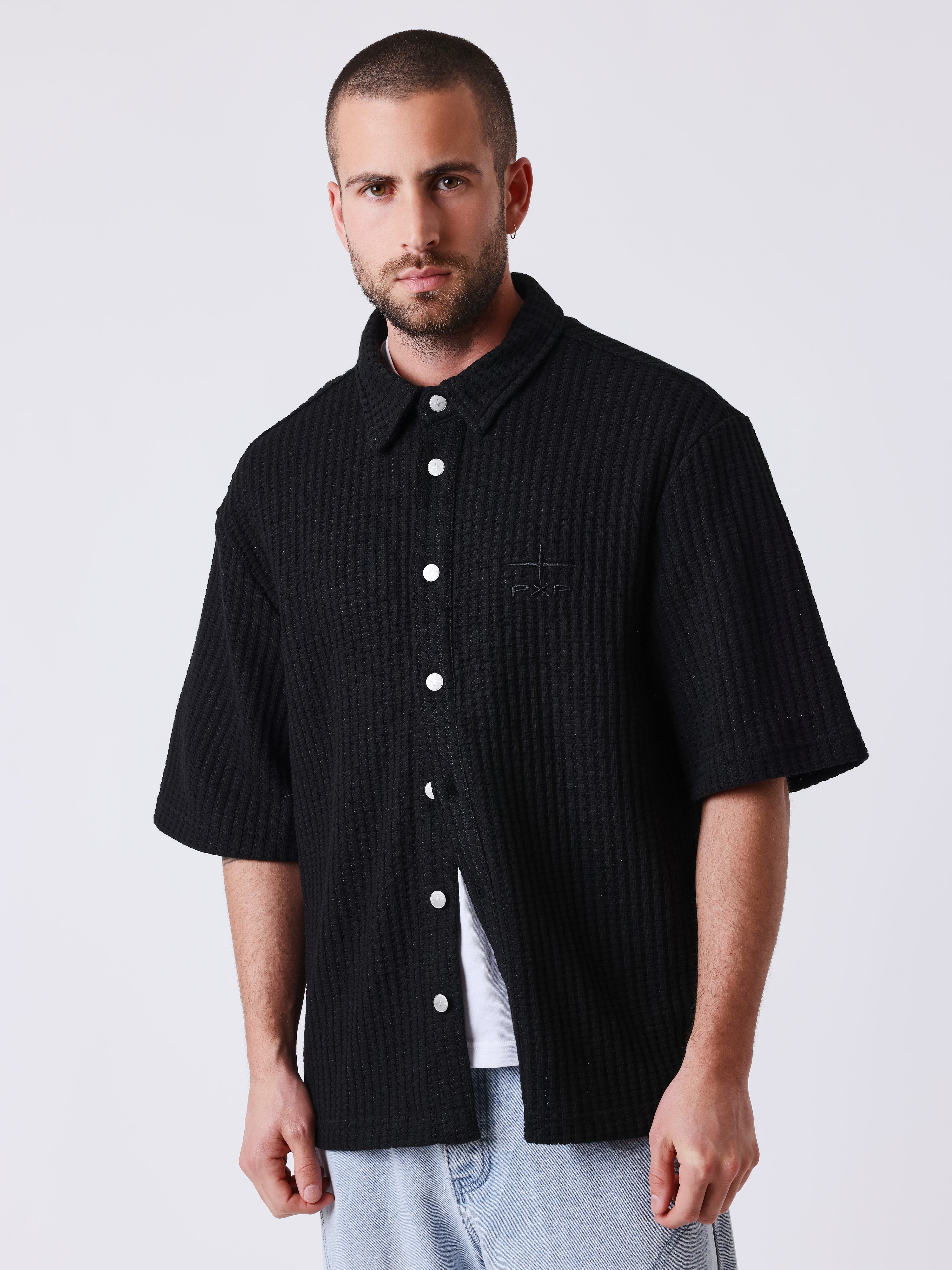 Camisa de manga corta Flower-1