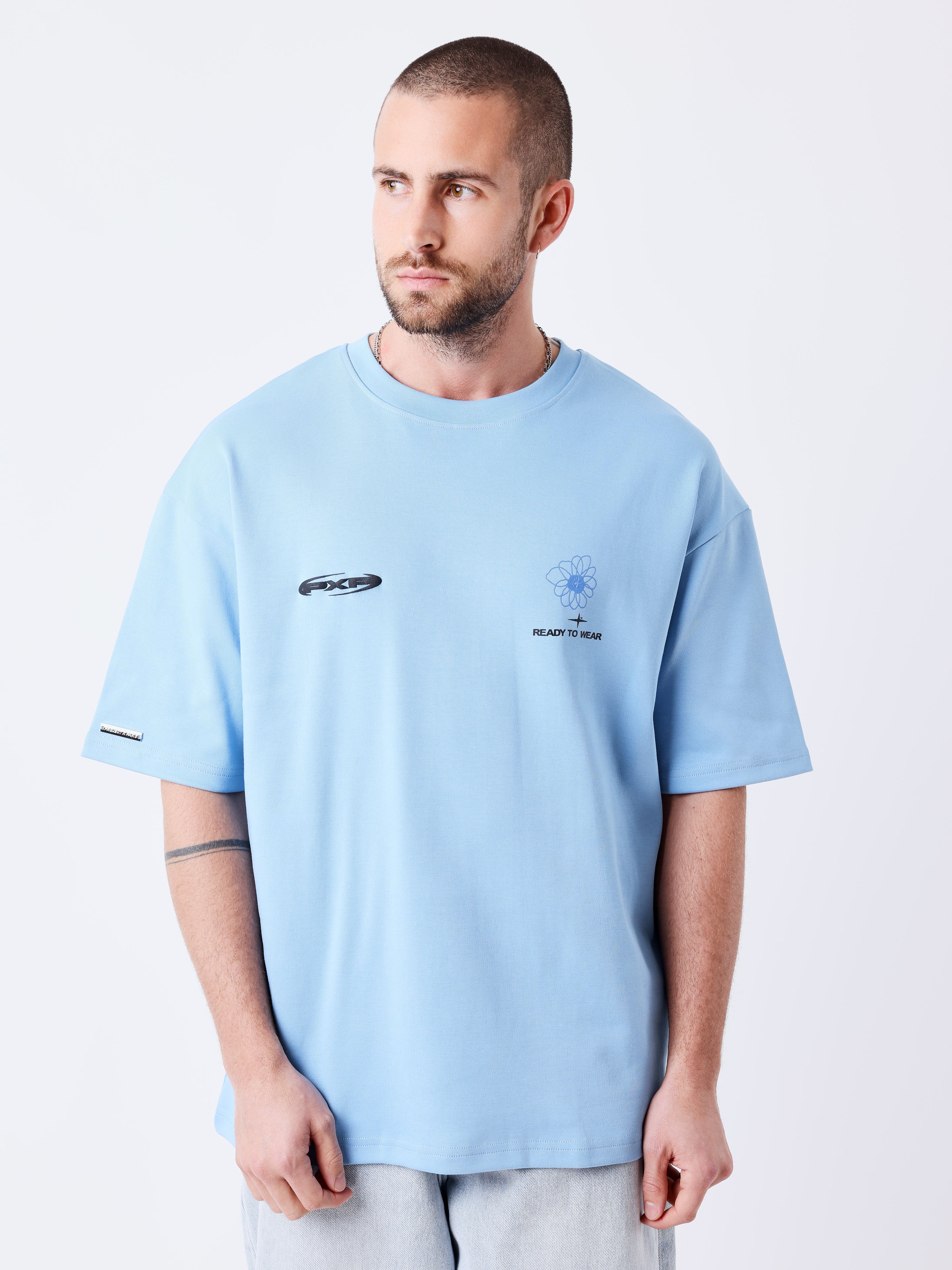 Short sleeve Street bloom T-shirt-1