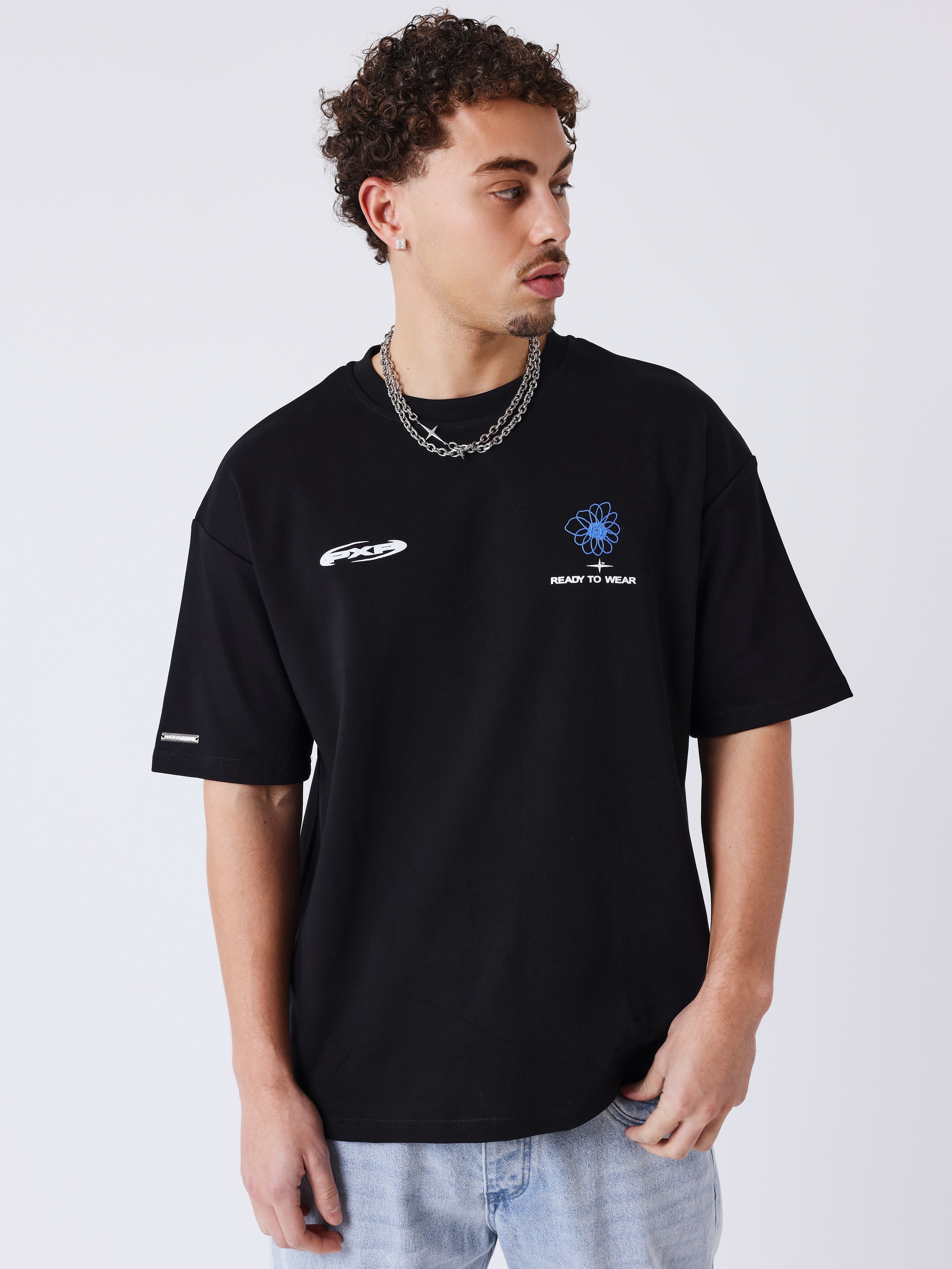 T-shirt med korta ärmar Street bloom-1