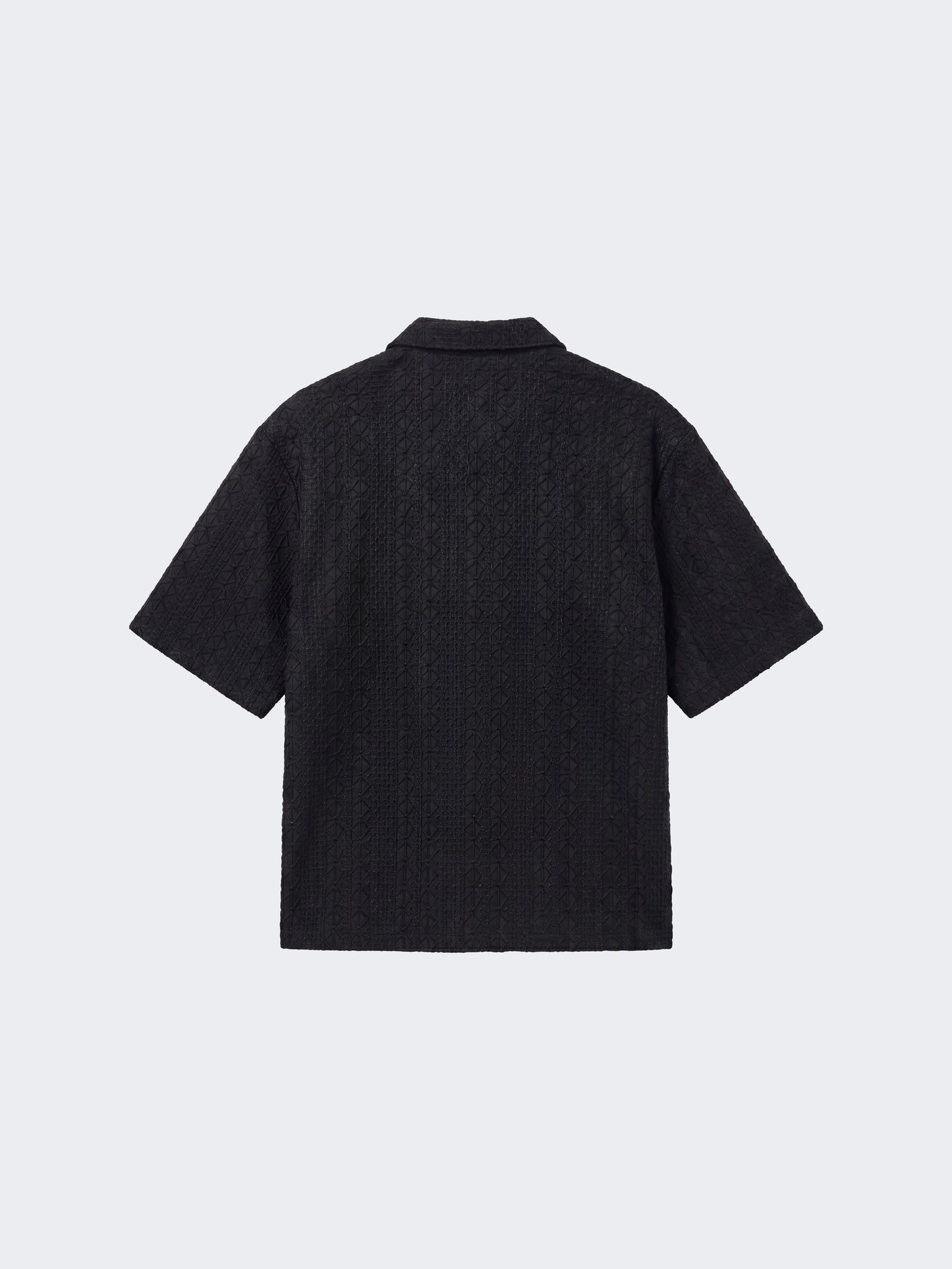 Chemise brodée ajourée avec fleur