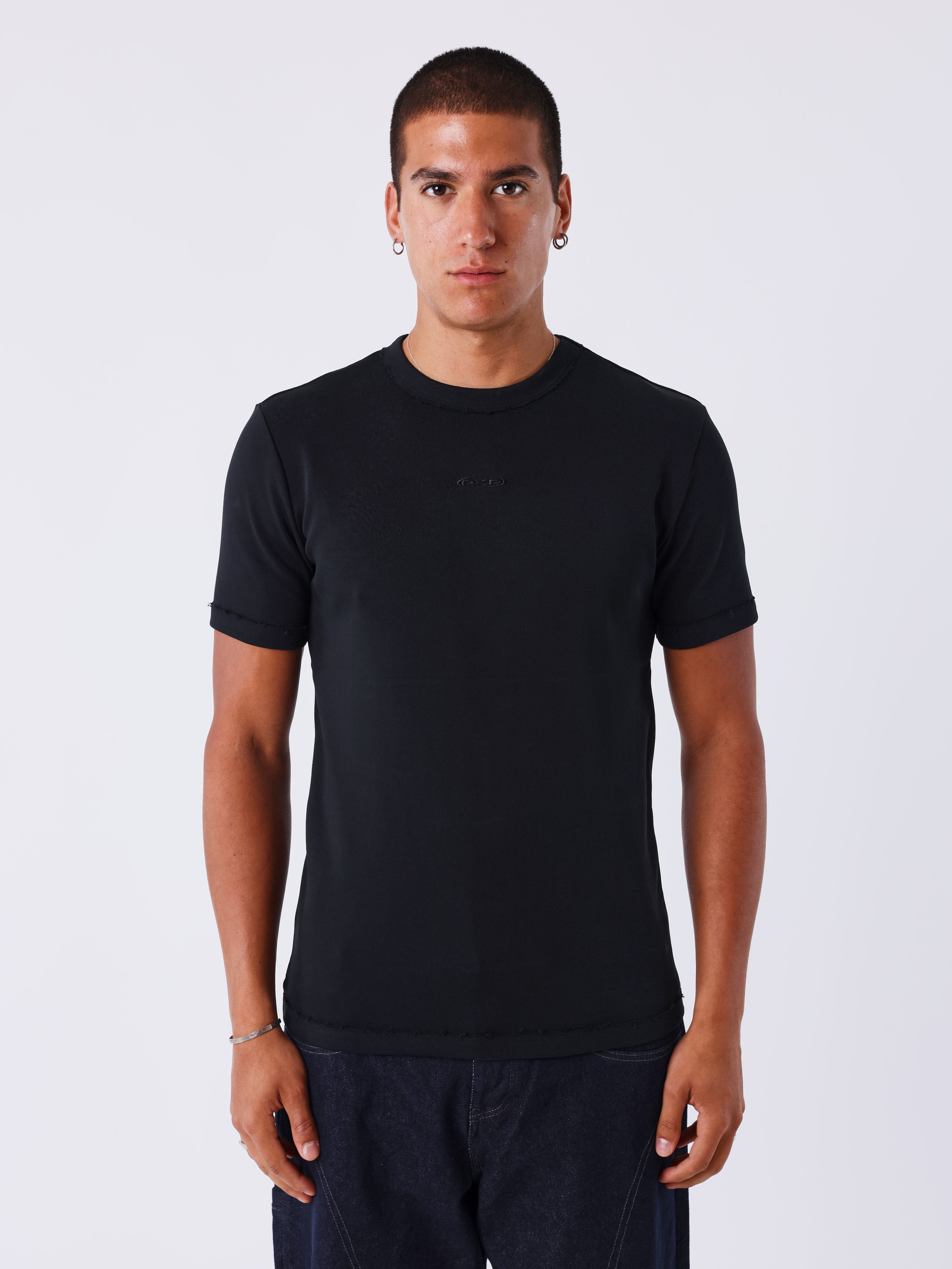T-shirt manches courtes destroy-1