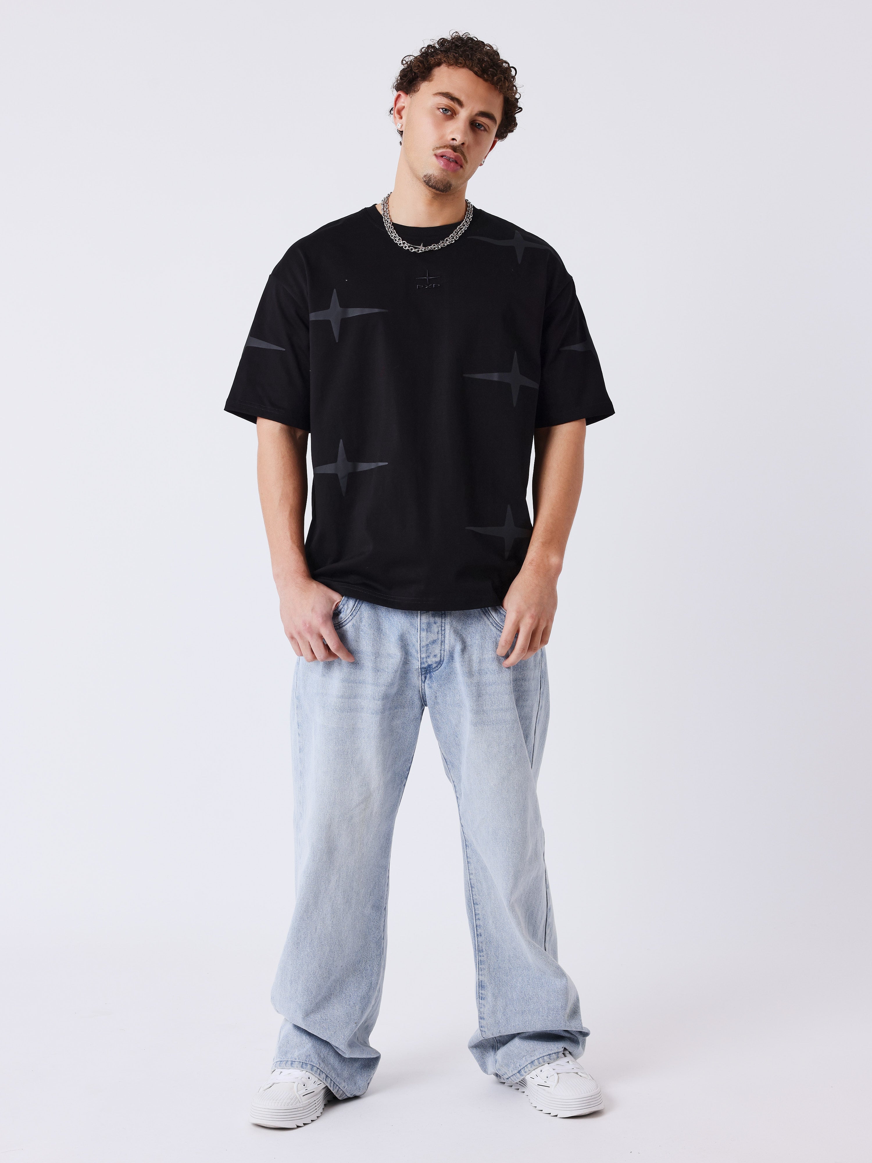 Short sleeve Stars T-shirt-5