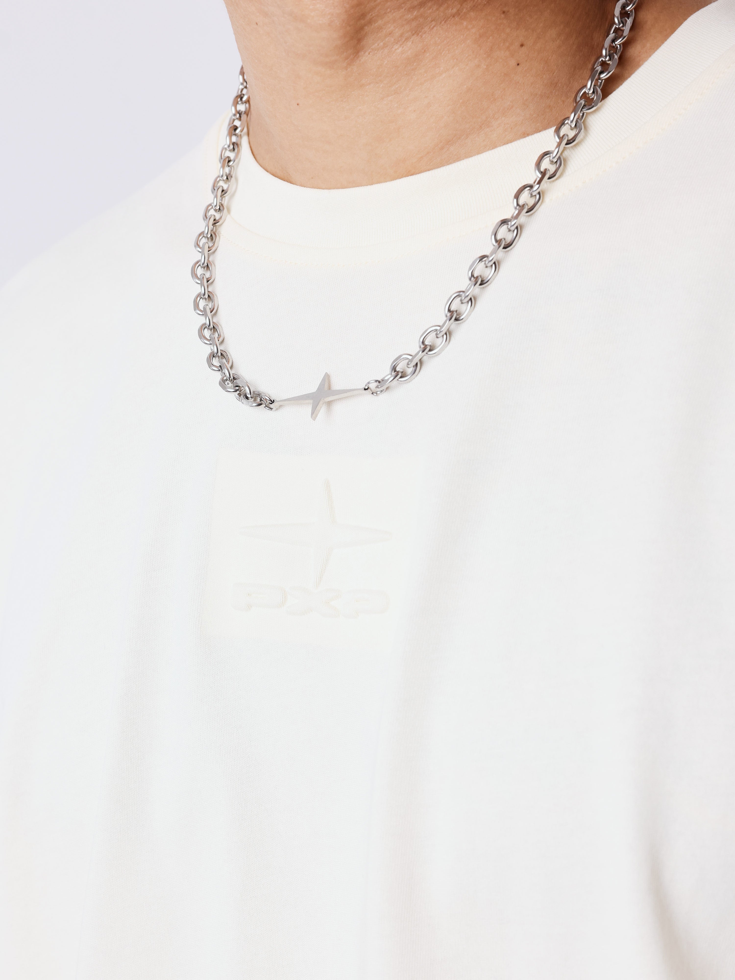 T-shirt à motif embossé-3