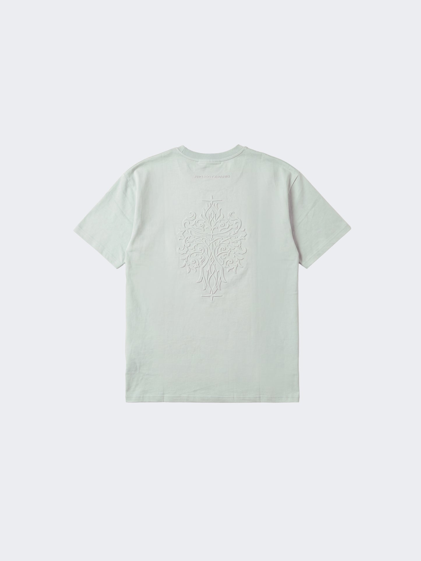 Camiseta com padrão em relevo