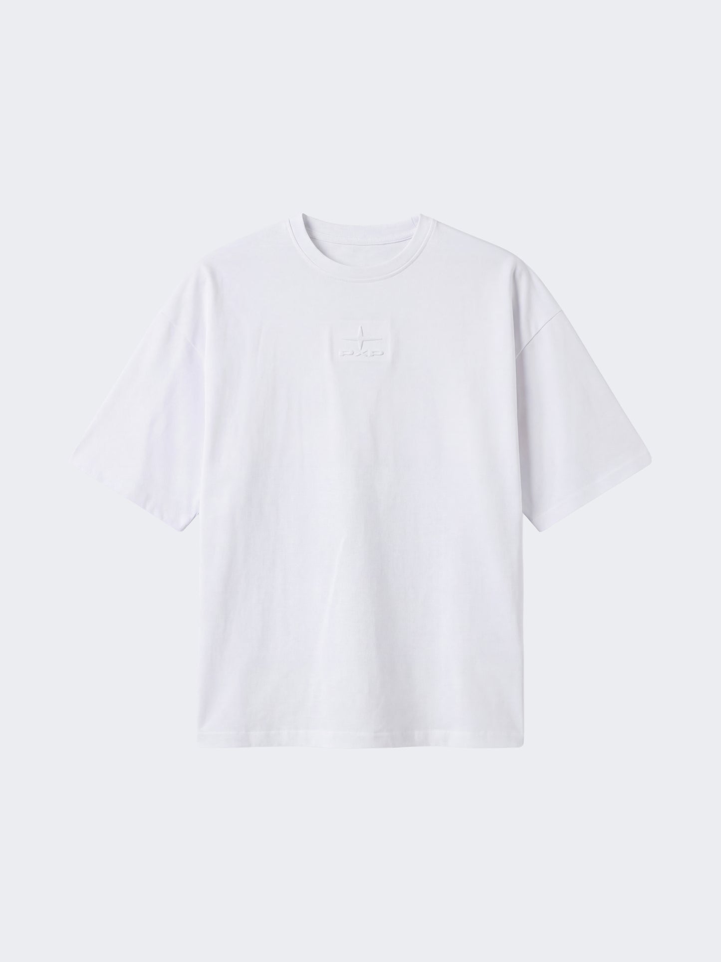 Camiseta con estampado en relieve