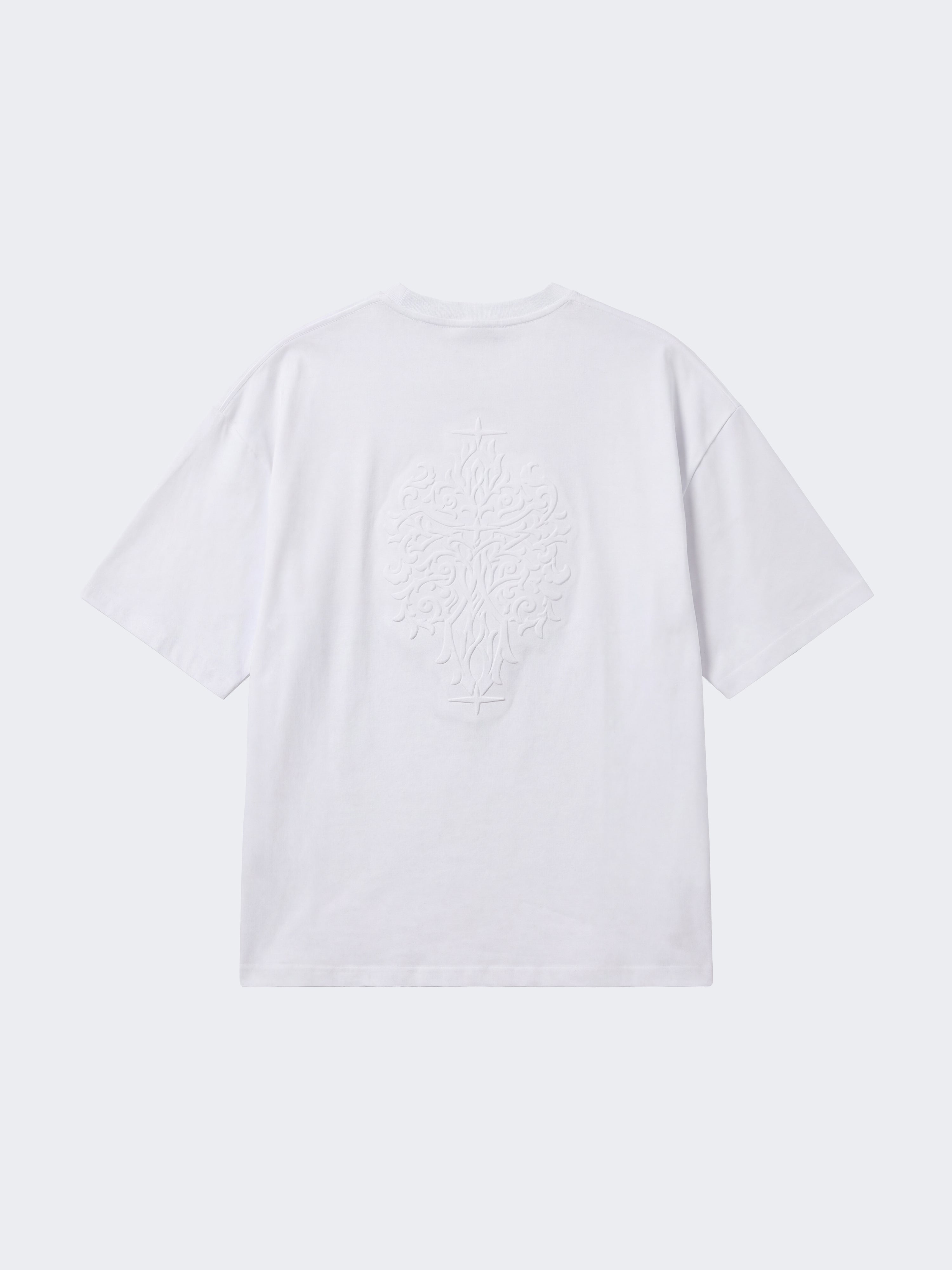 Camiseta con estampado en relieve-7