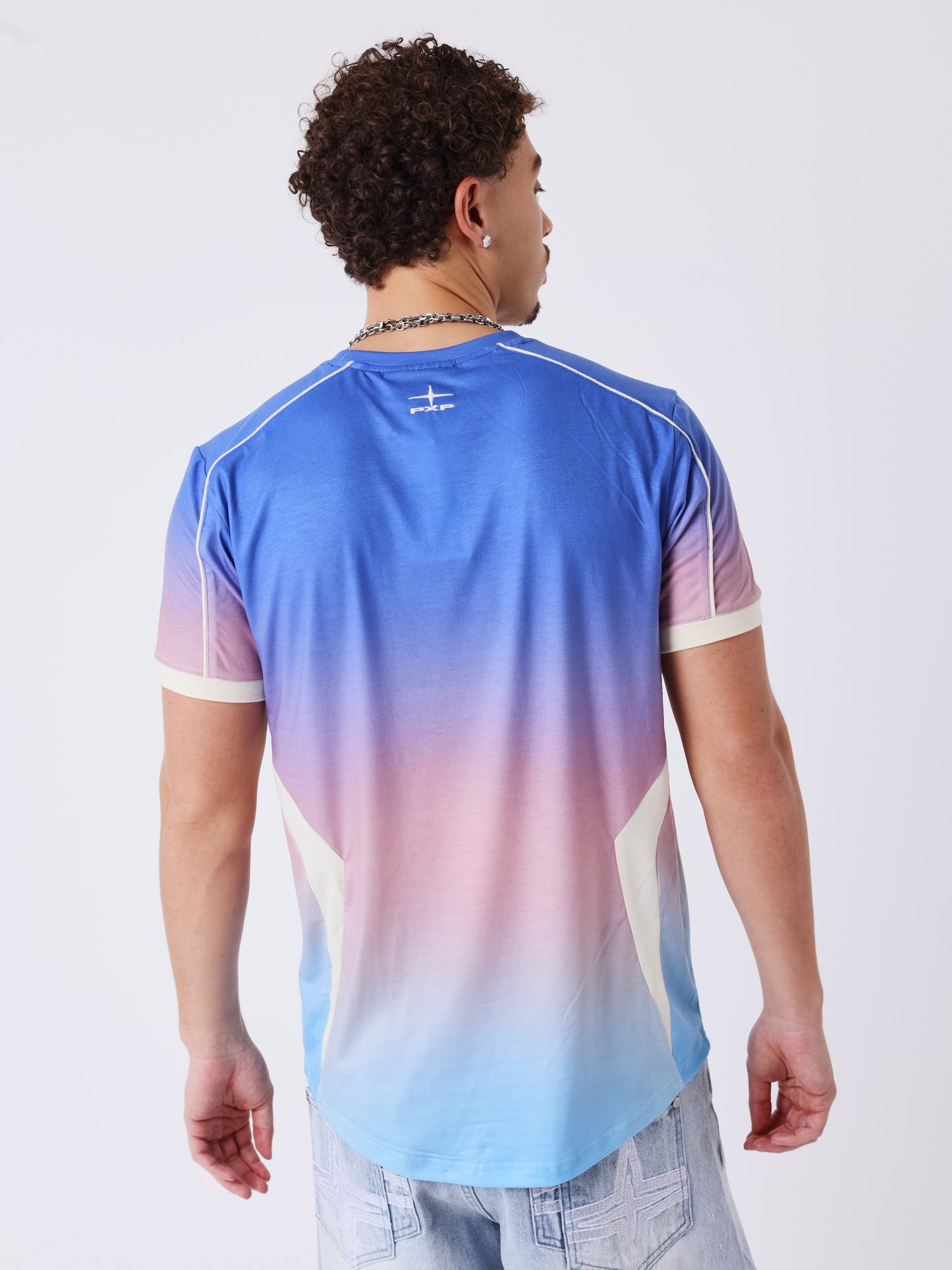 T-shirt z krótkim rękawem w kolorze gradientowym