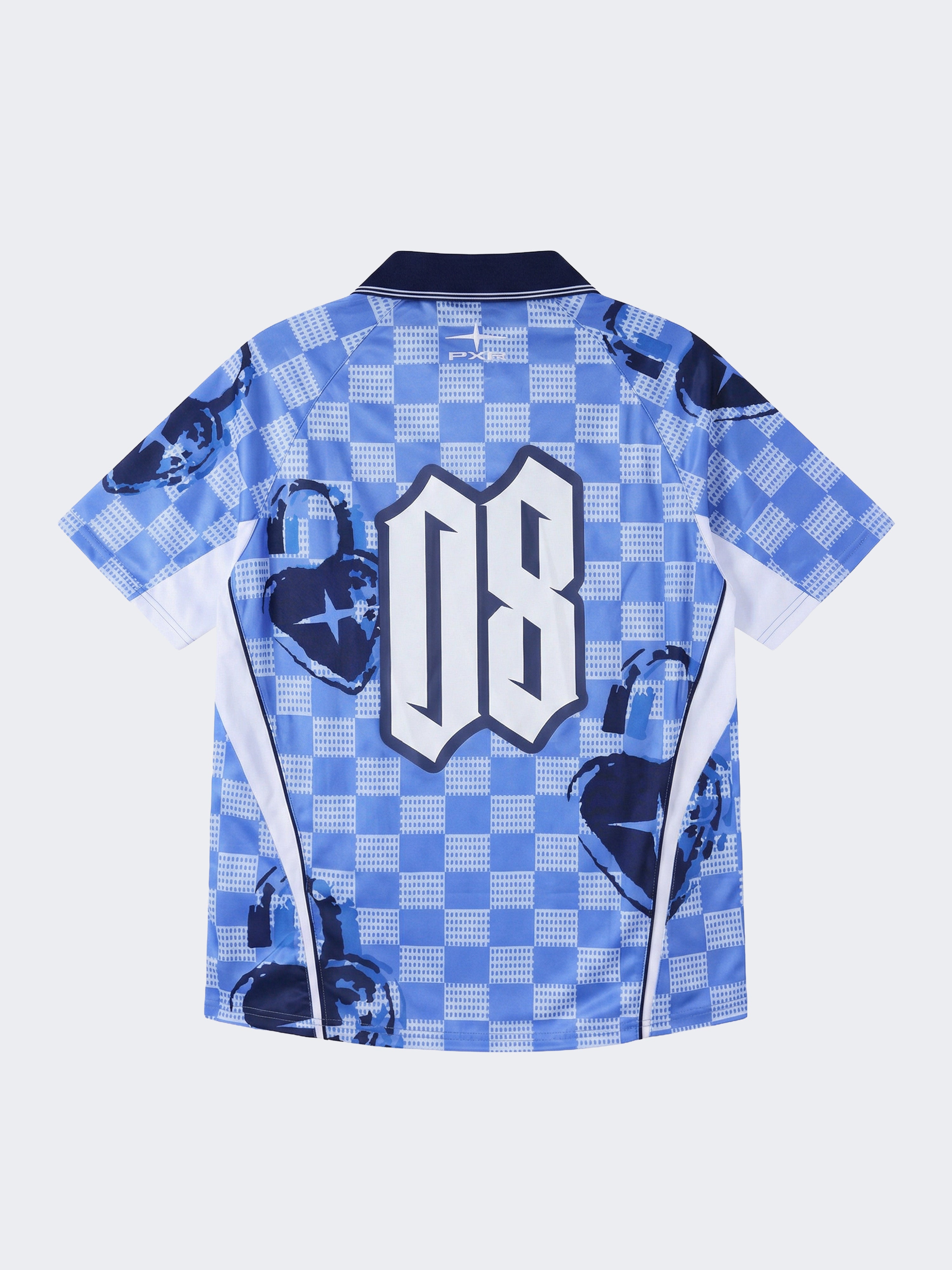 Maillot manches courtes à col polo Love story-7