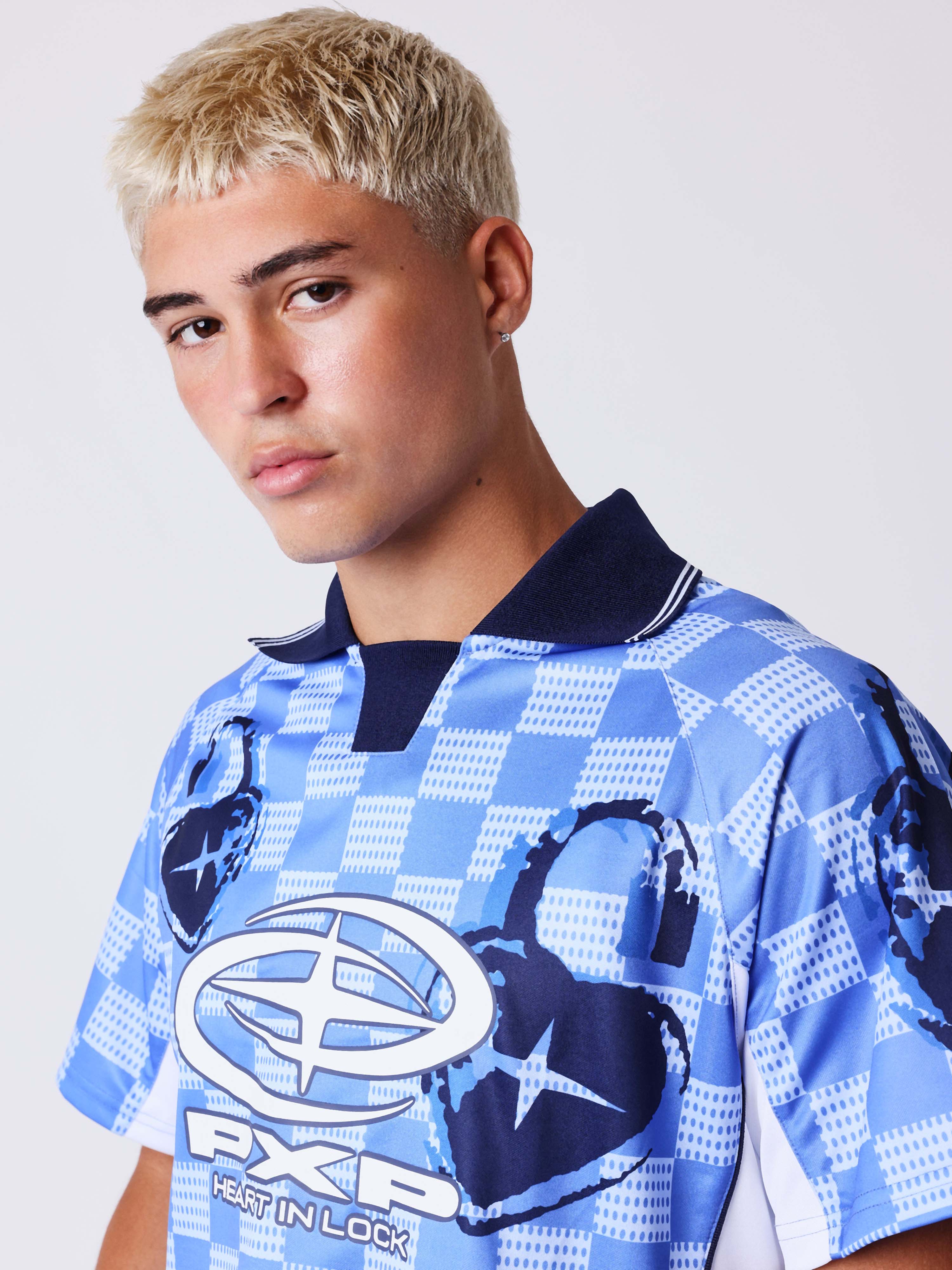 Maillot manches courtes à col polo Love story-3