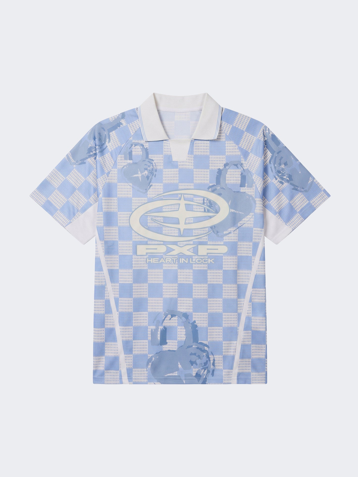 Maillot manches courtes à col polo Love story