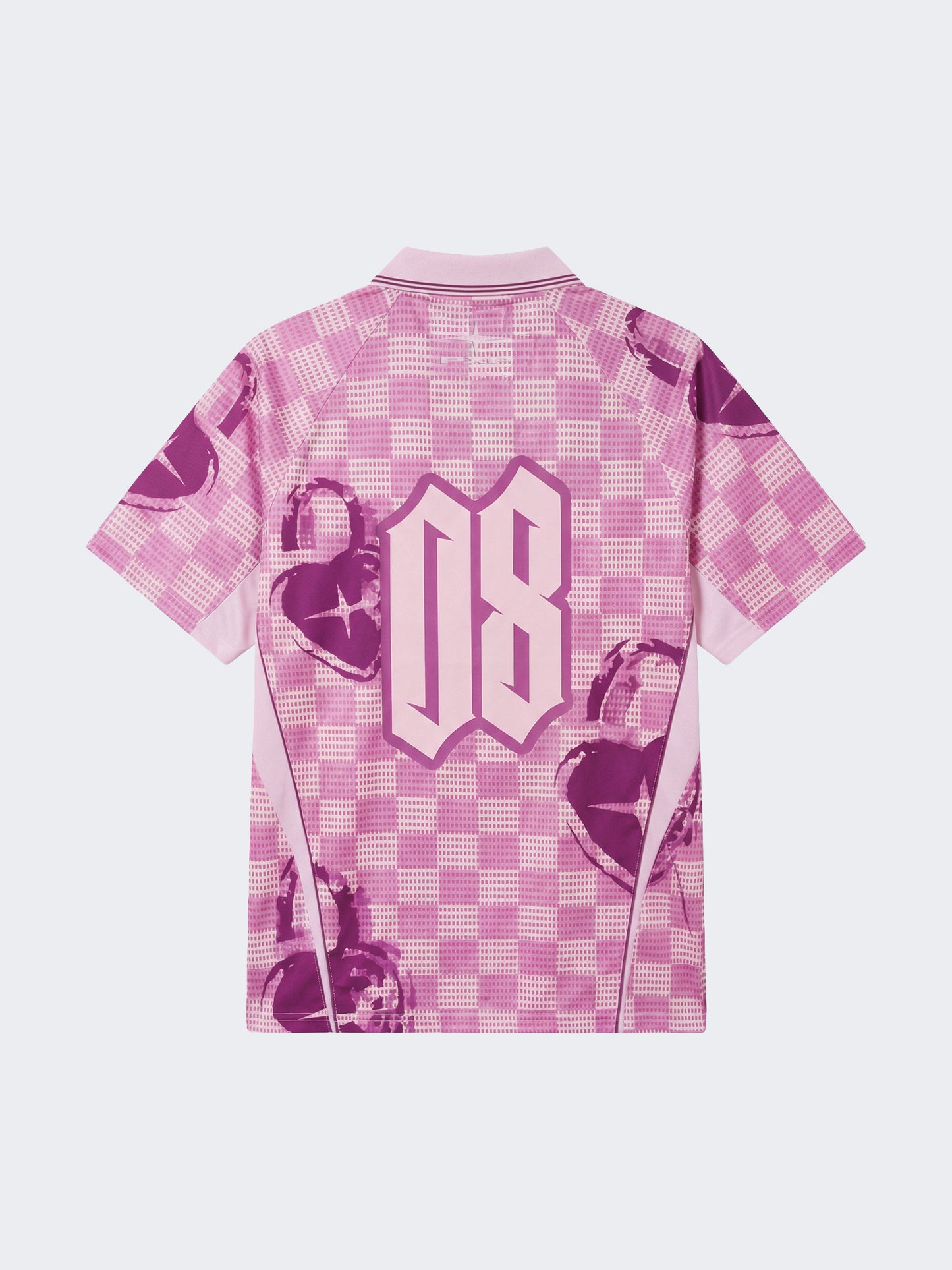 Maillot manches courtes à col polo Love story