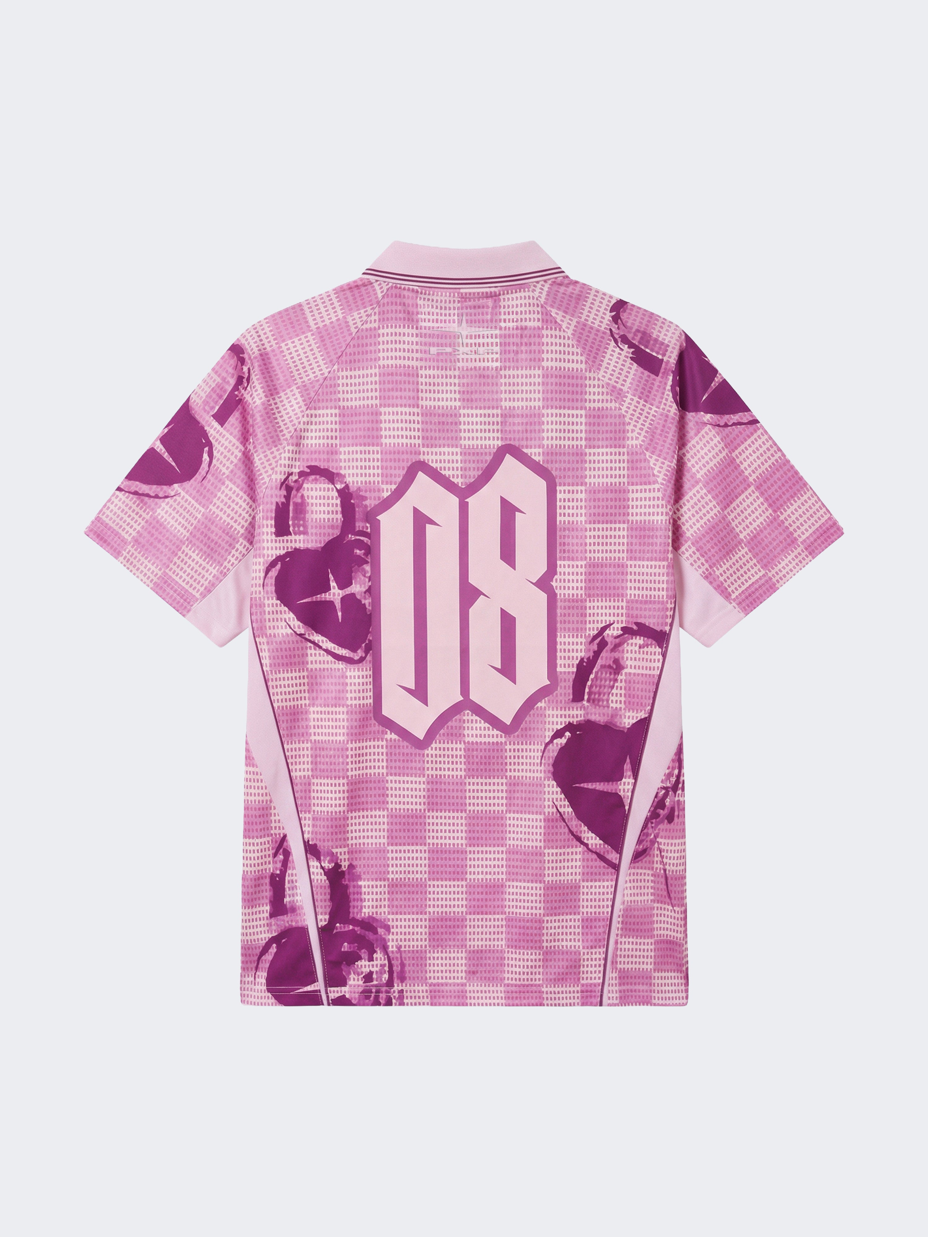 Maillot manches courtes à col polo Love story-7