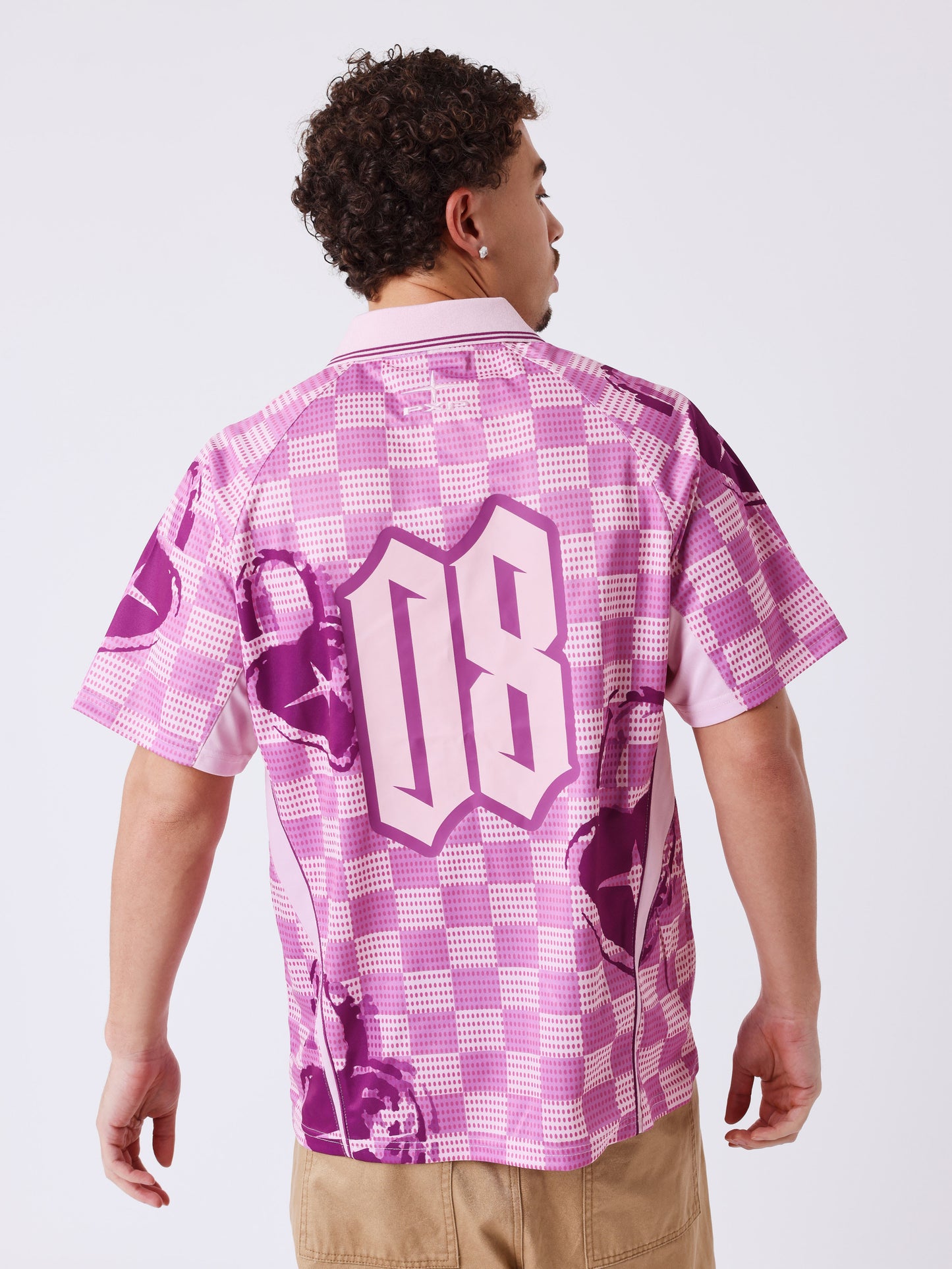 Maillot manches courtes à col polo Love story