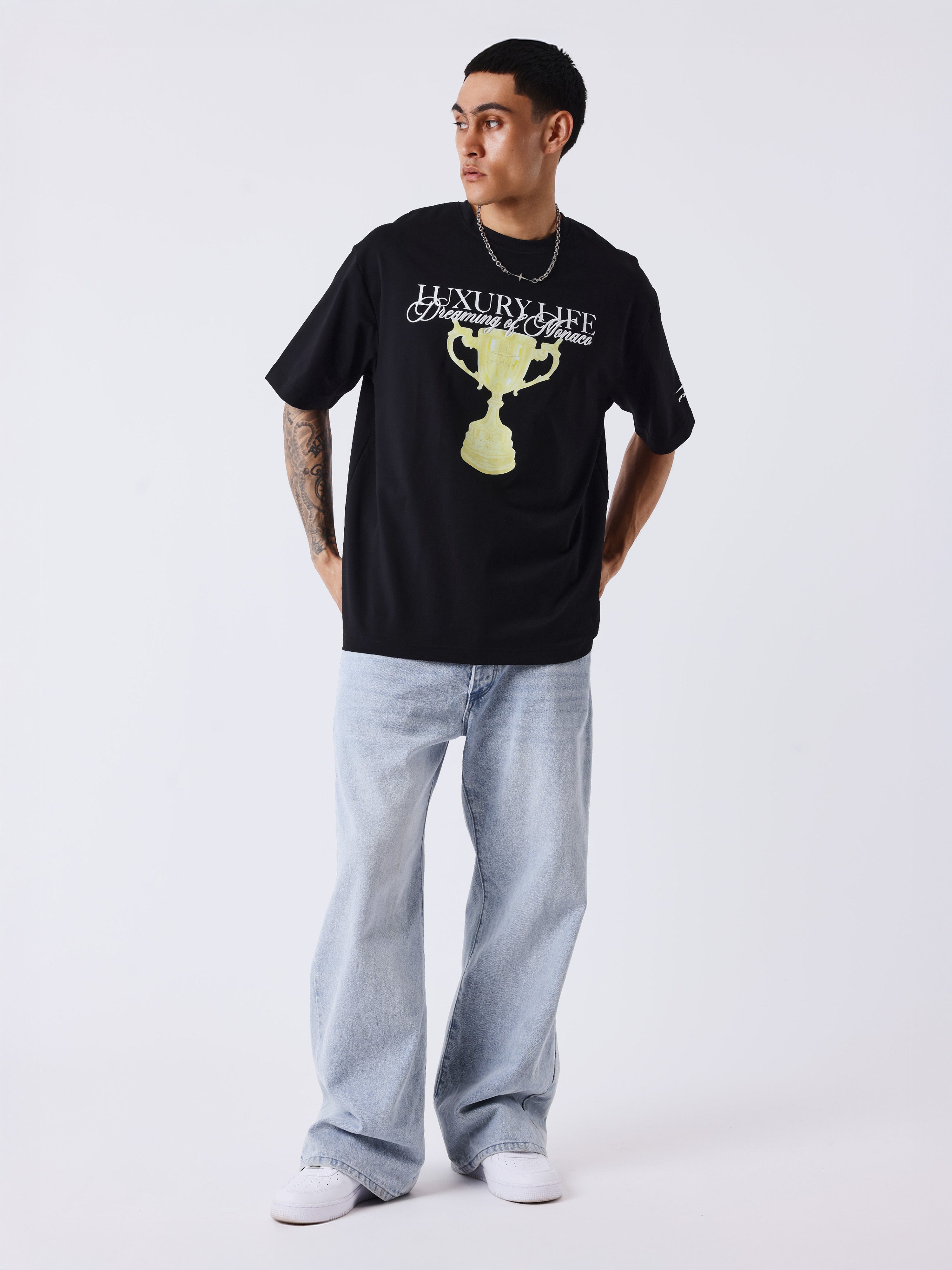 T-shirt imprimé et brodé motif Champion-5