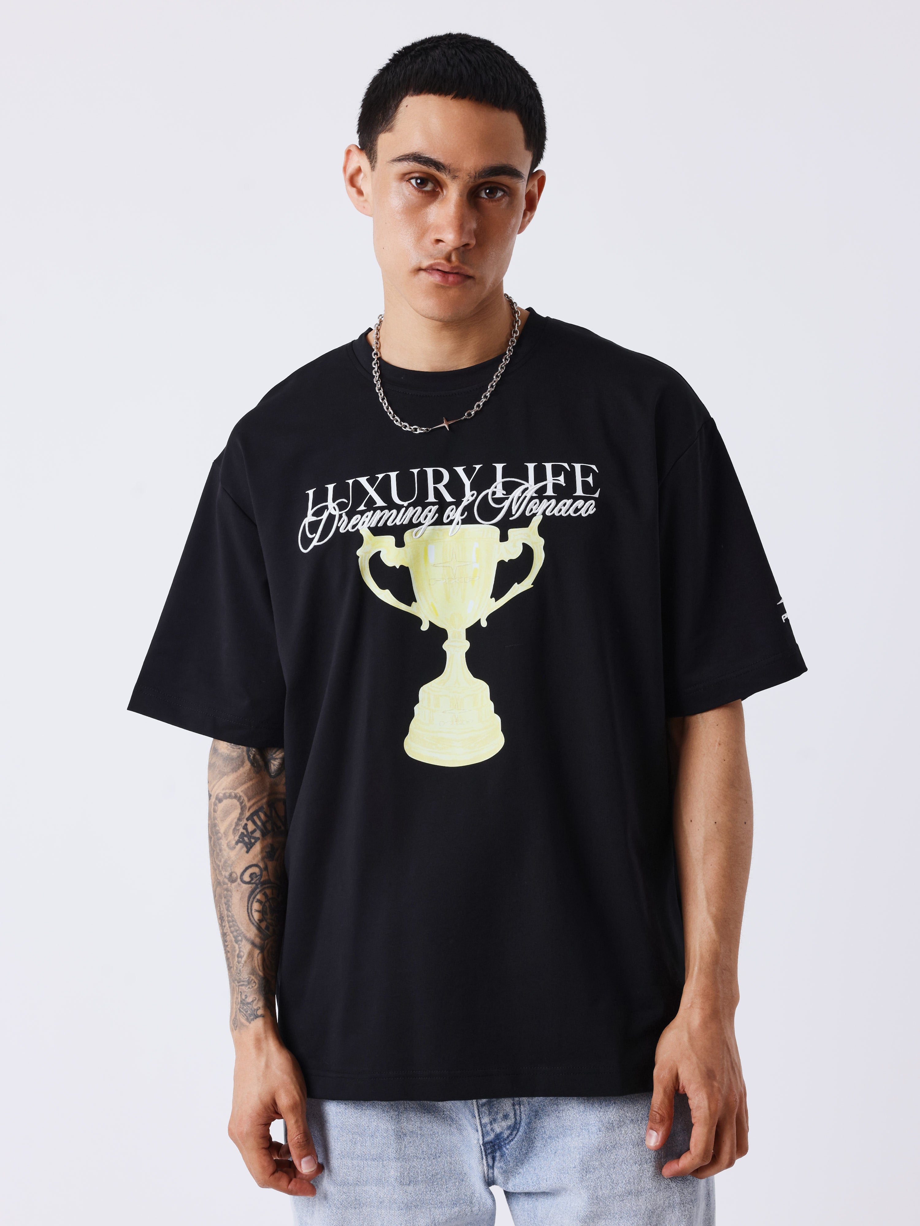 T-shirt imprimé et brodé motif Champion-1