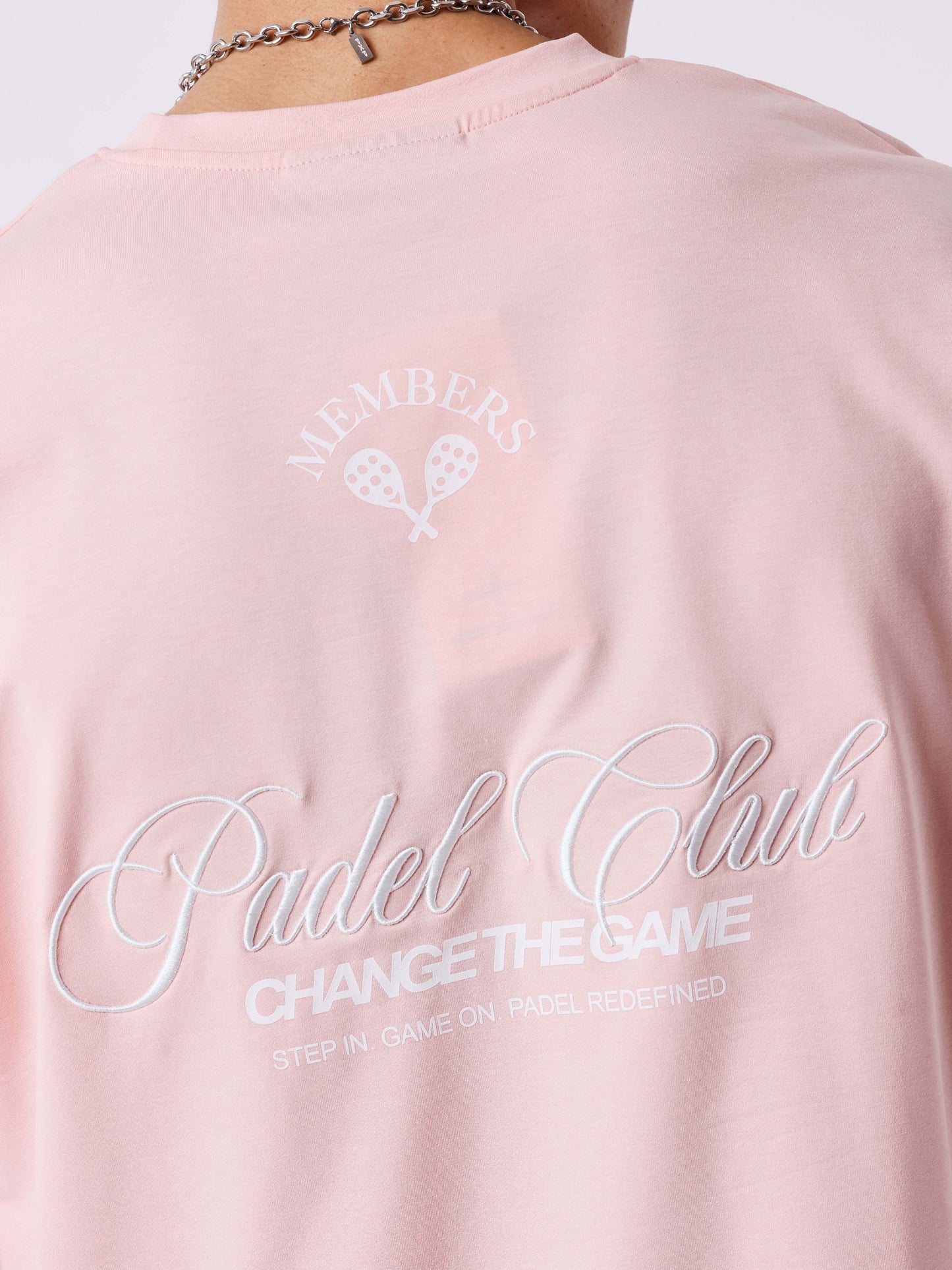 T-shirt stampato e ricamato con motivo Champion