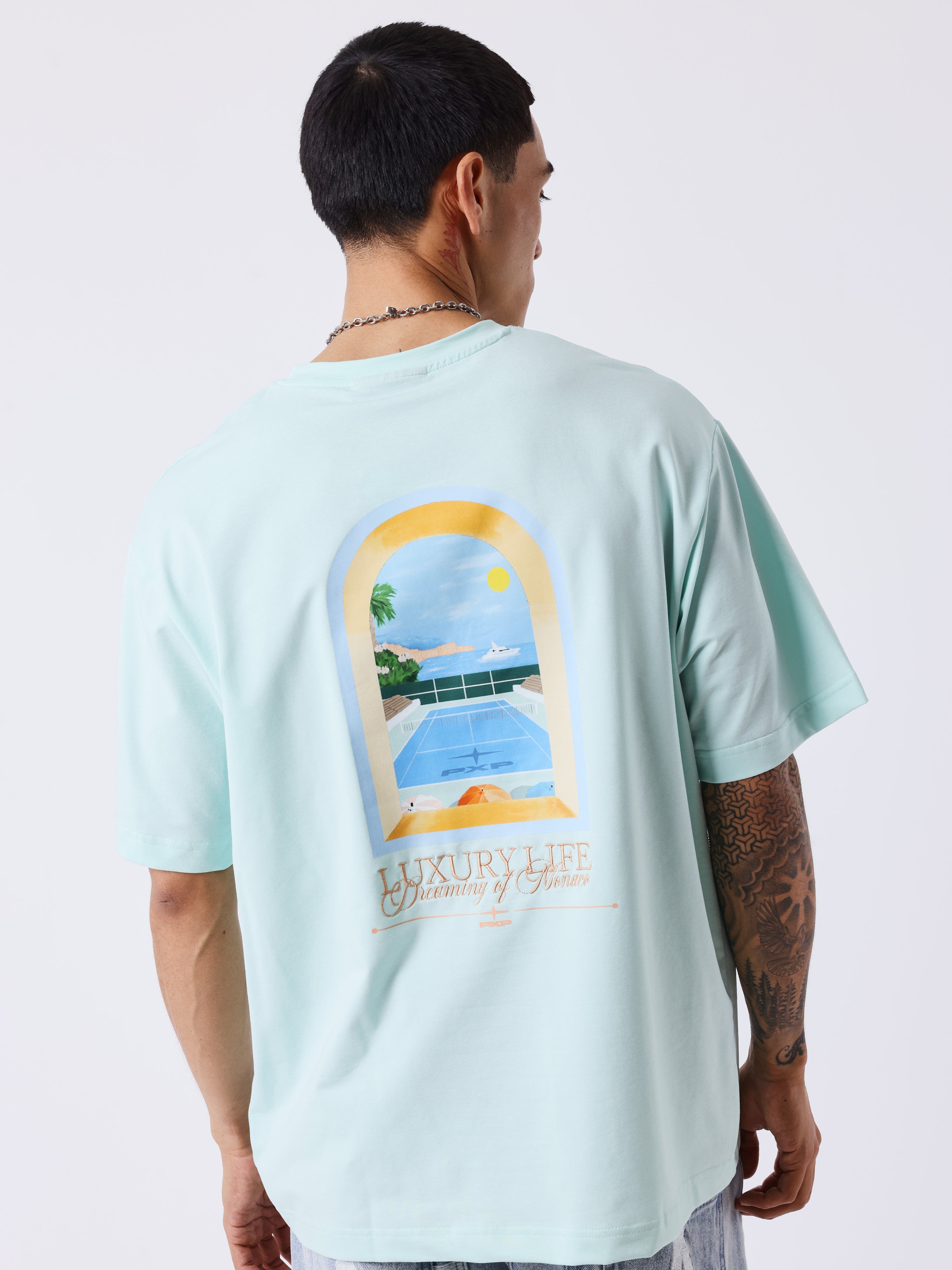 Camiseta de manga corta Monaco Illustration-2