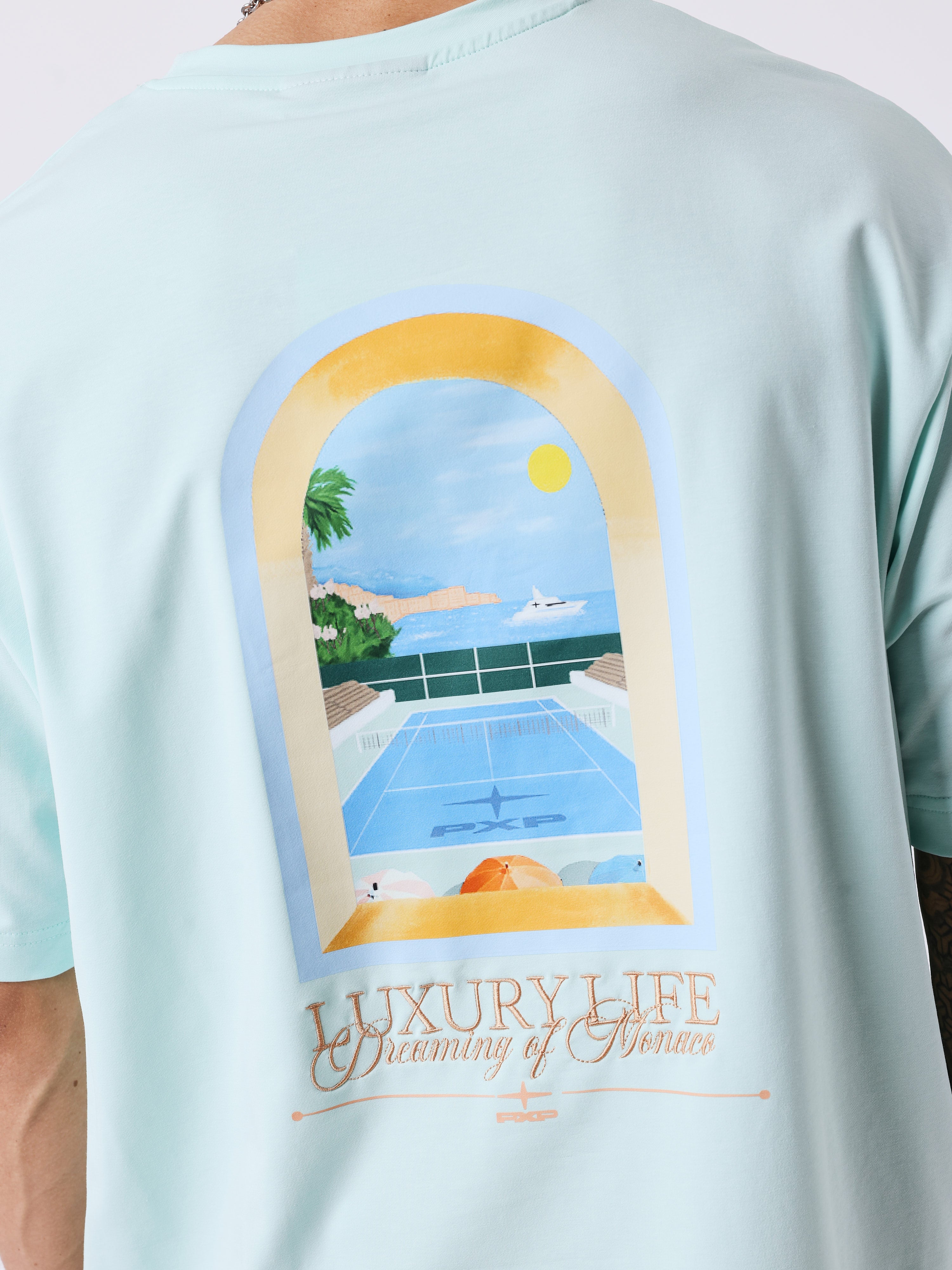 Camiseta de manga corta Monaco Illustration-4