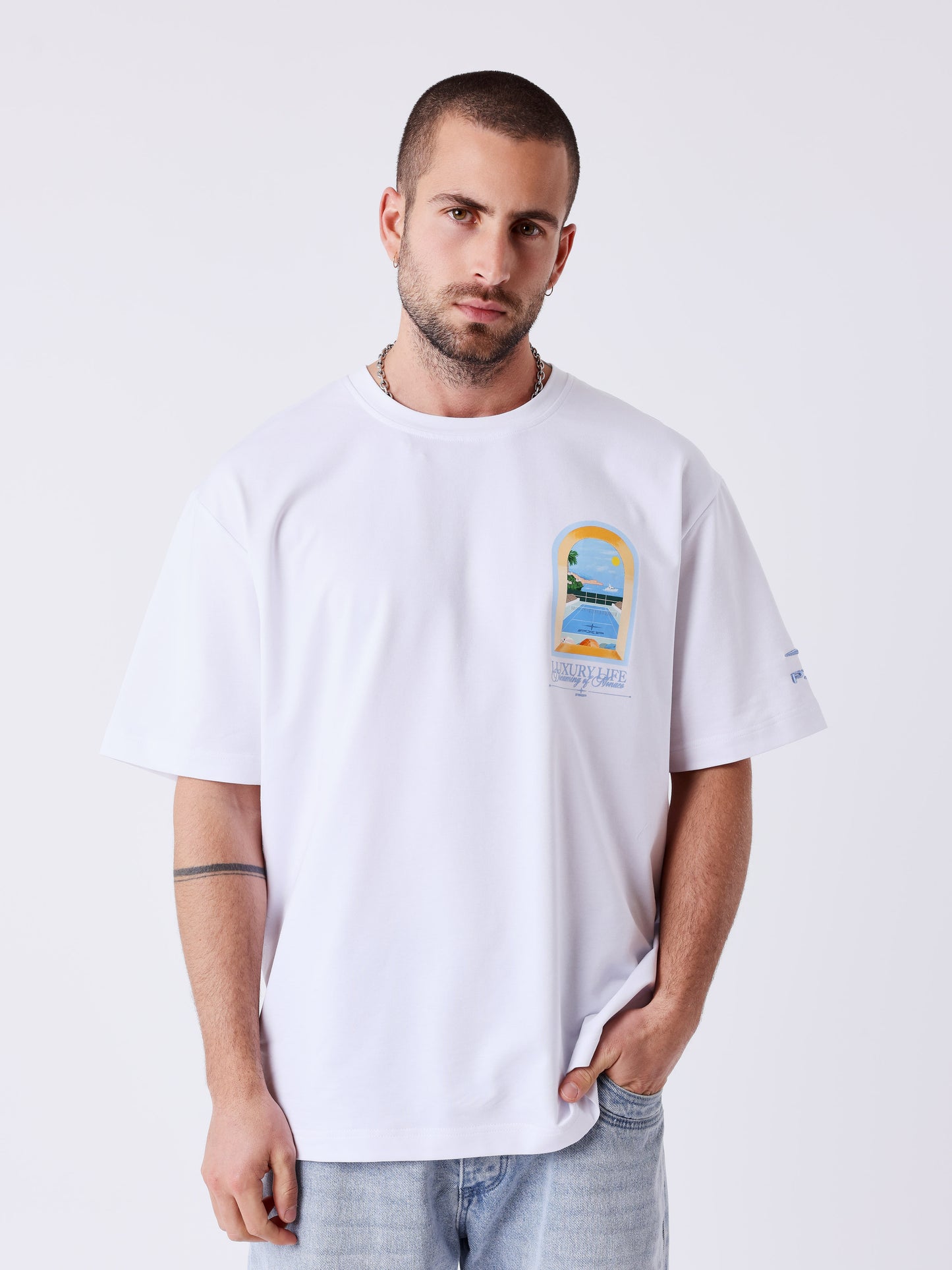 Tricou cu mâneci scurte Monaco Ilustrație