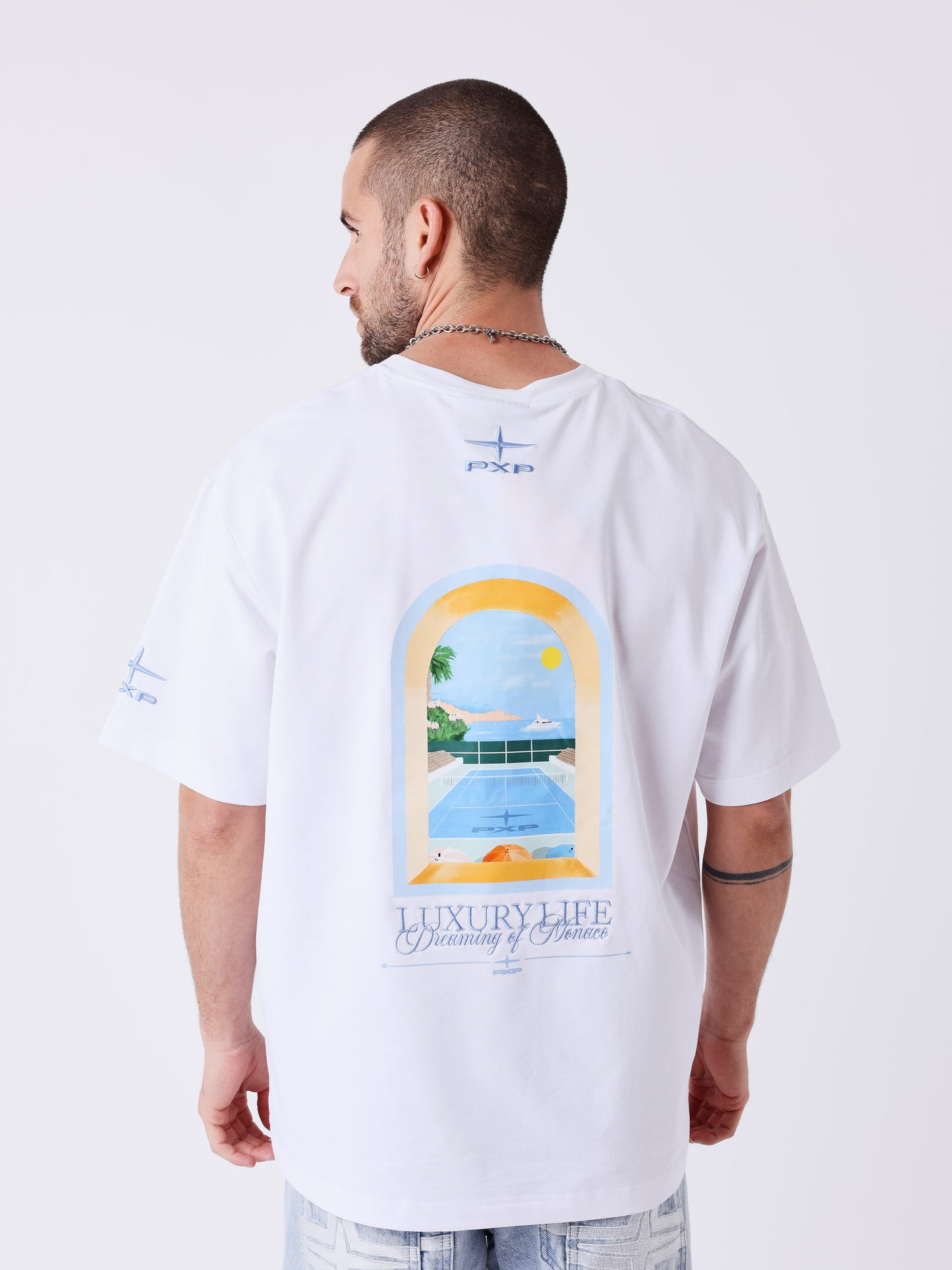 Tricou cu mâneci scurte Monaco Ilustrație