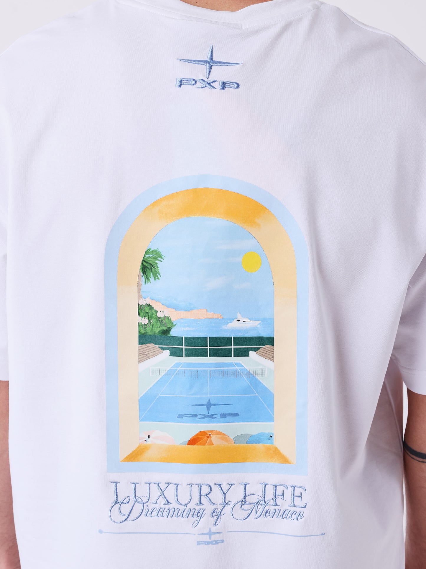 Tricou cu mâneci scurte Monaco Ilustrație