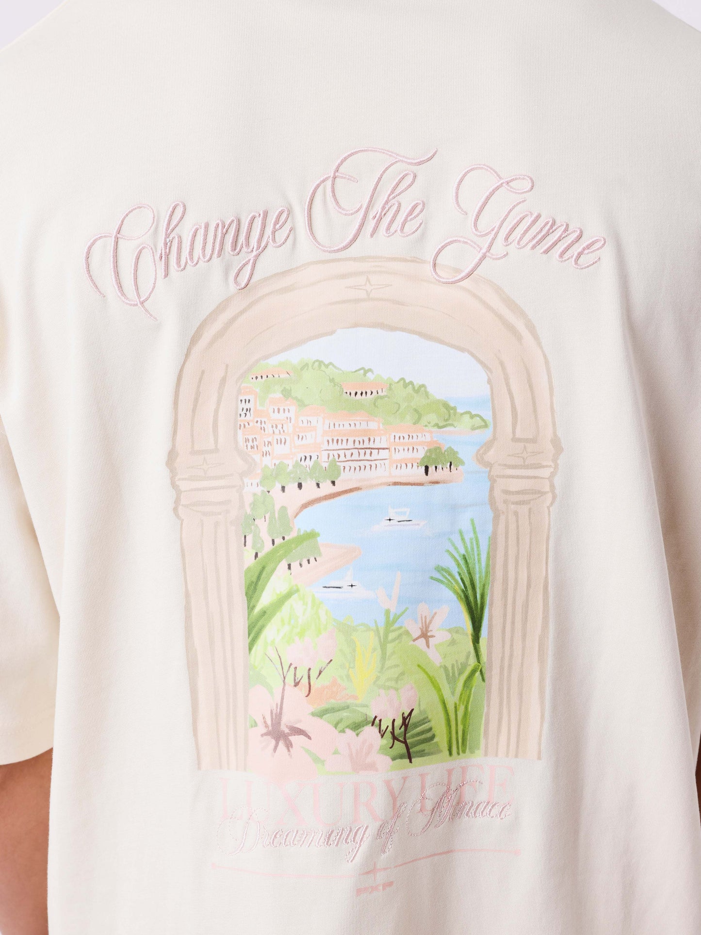 T-shirt manches courtes Monaco Illustration