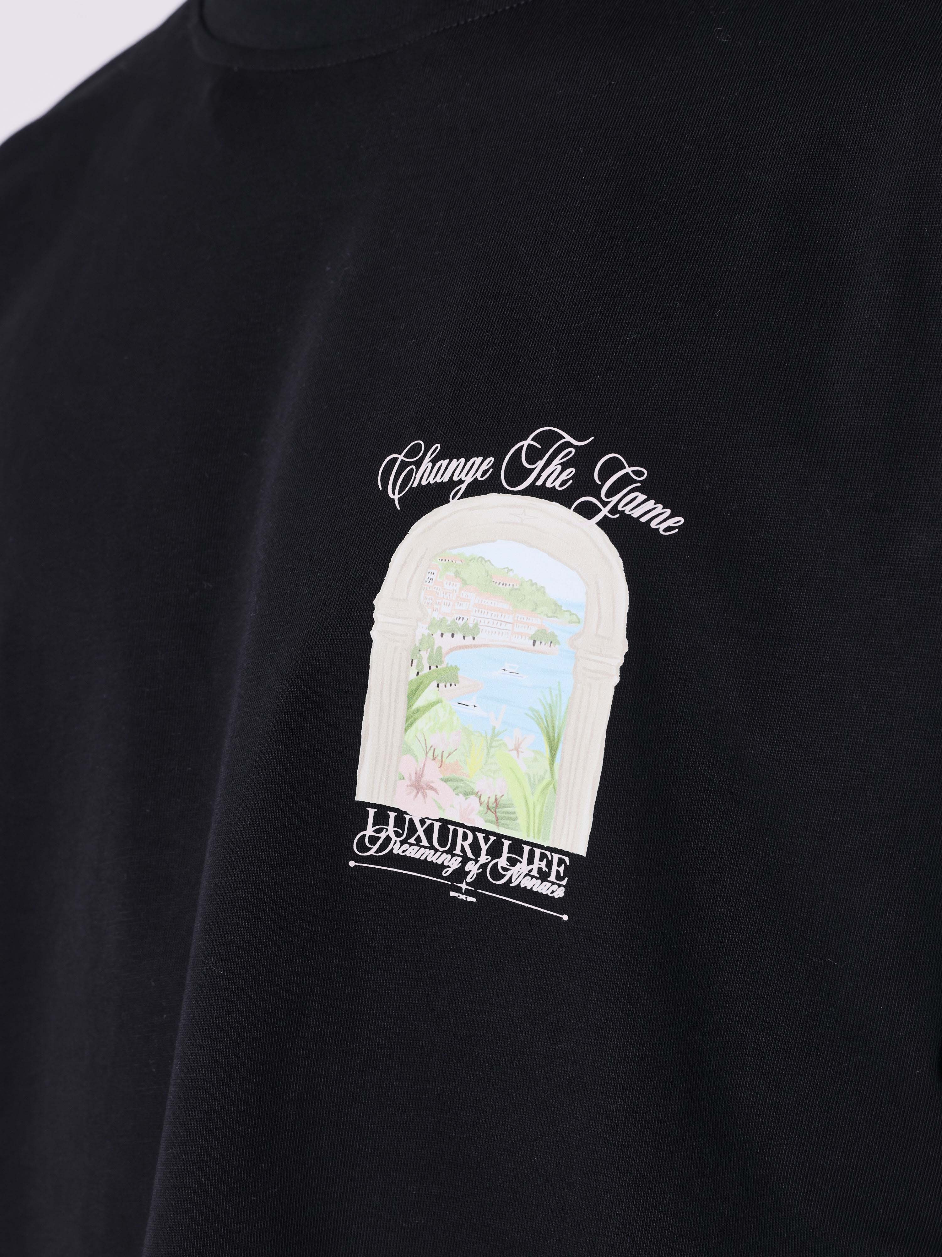 T-shirt z krótkim rękawem Monaco Ilustracja-4