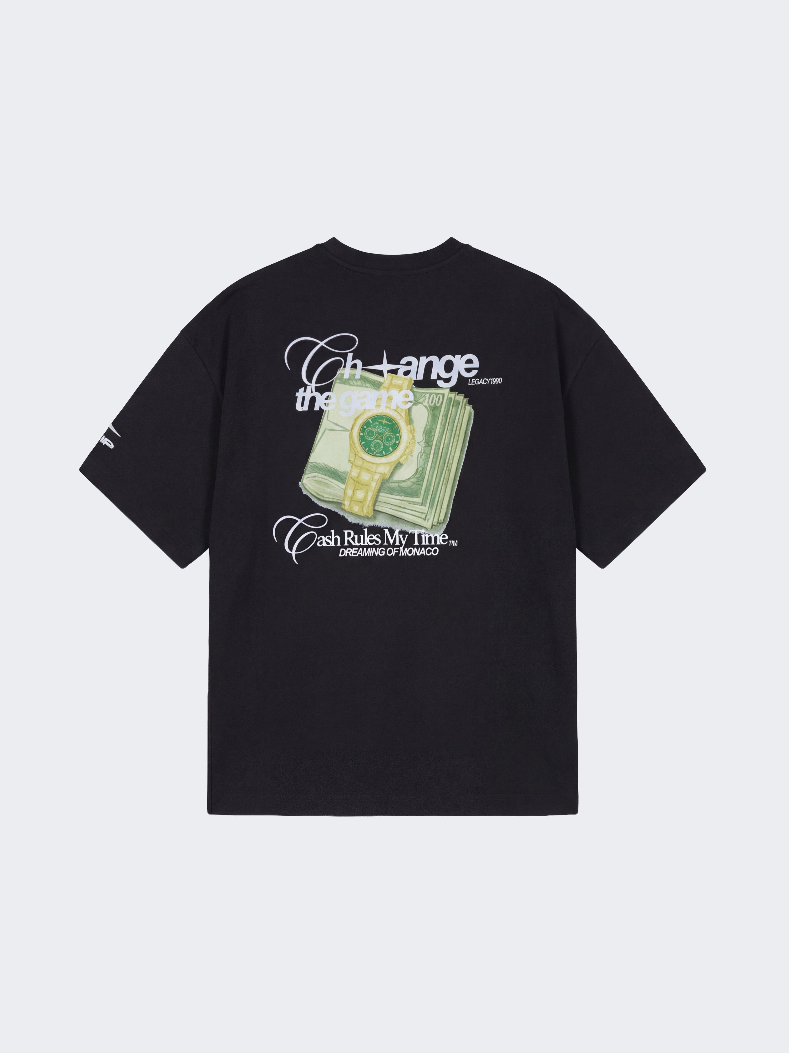 Tricou imprimat Cash Rules My Time-7