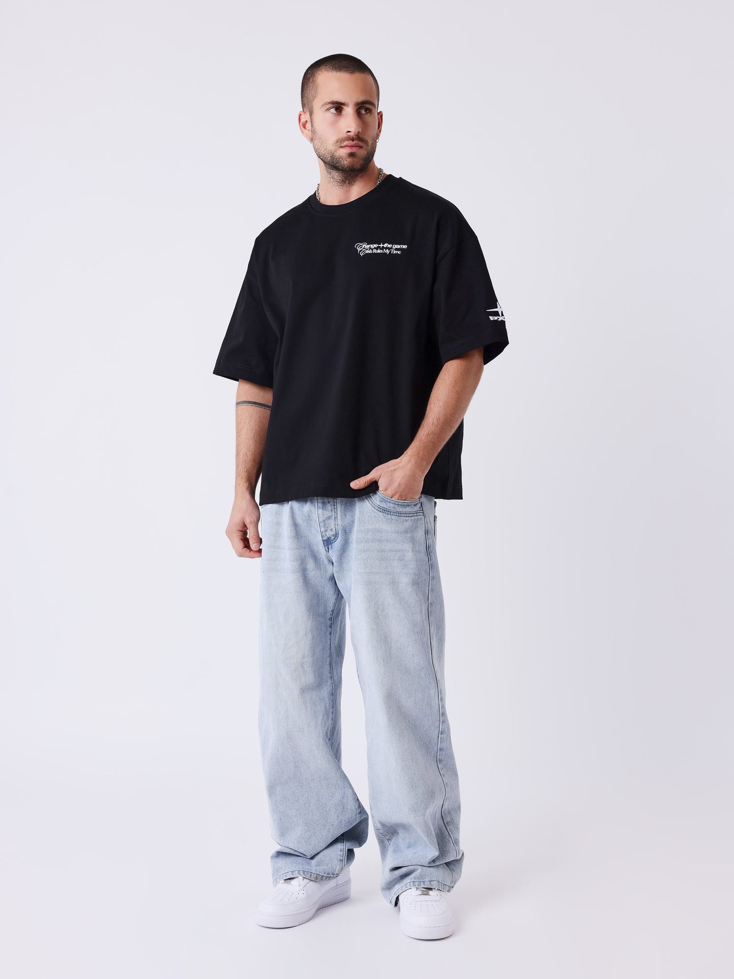 Tricou imprimat Cash Rules My Time