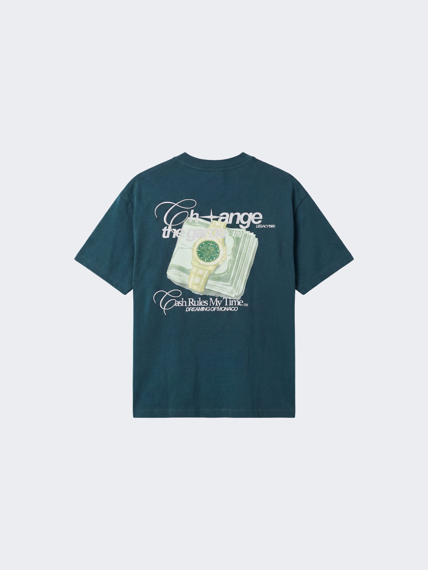 T-shirt imprimé Cash Rules My Time