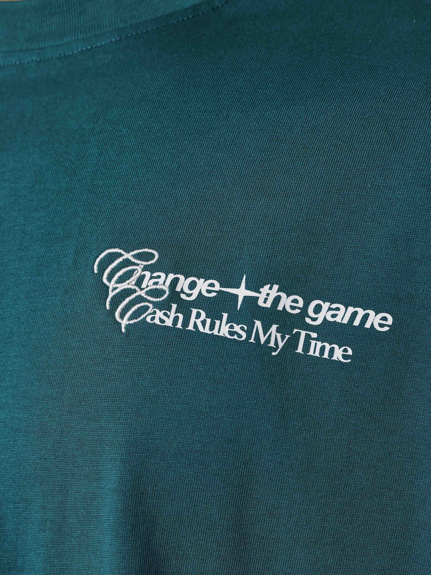 T-shirt imprimé Cash Rules My Time