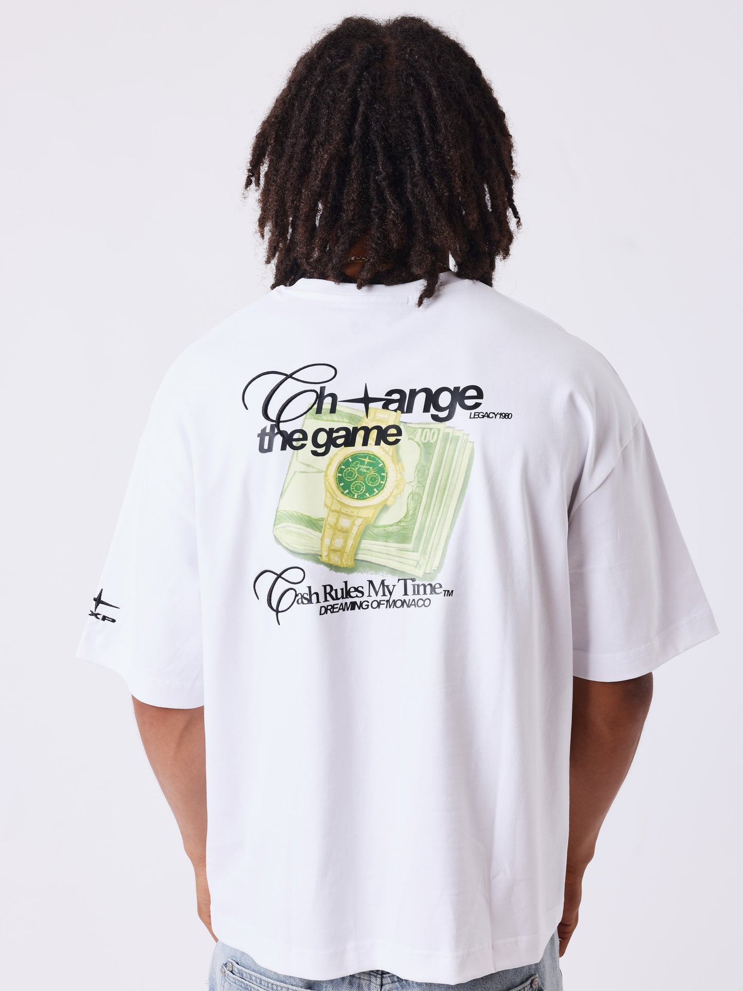 T-shirt imprimé Cash Rules My Time