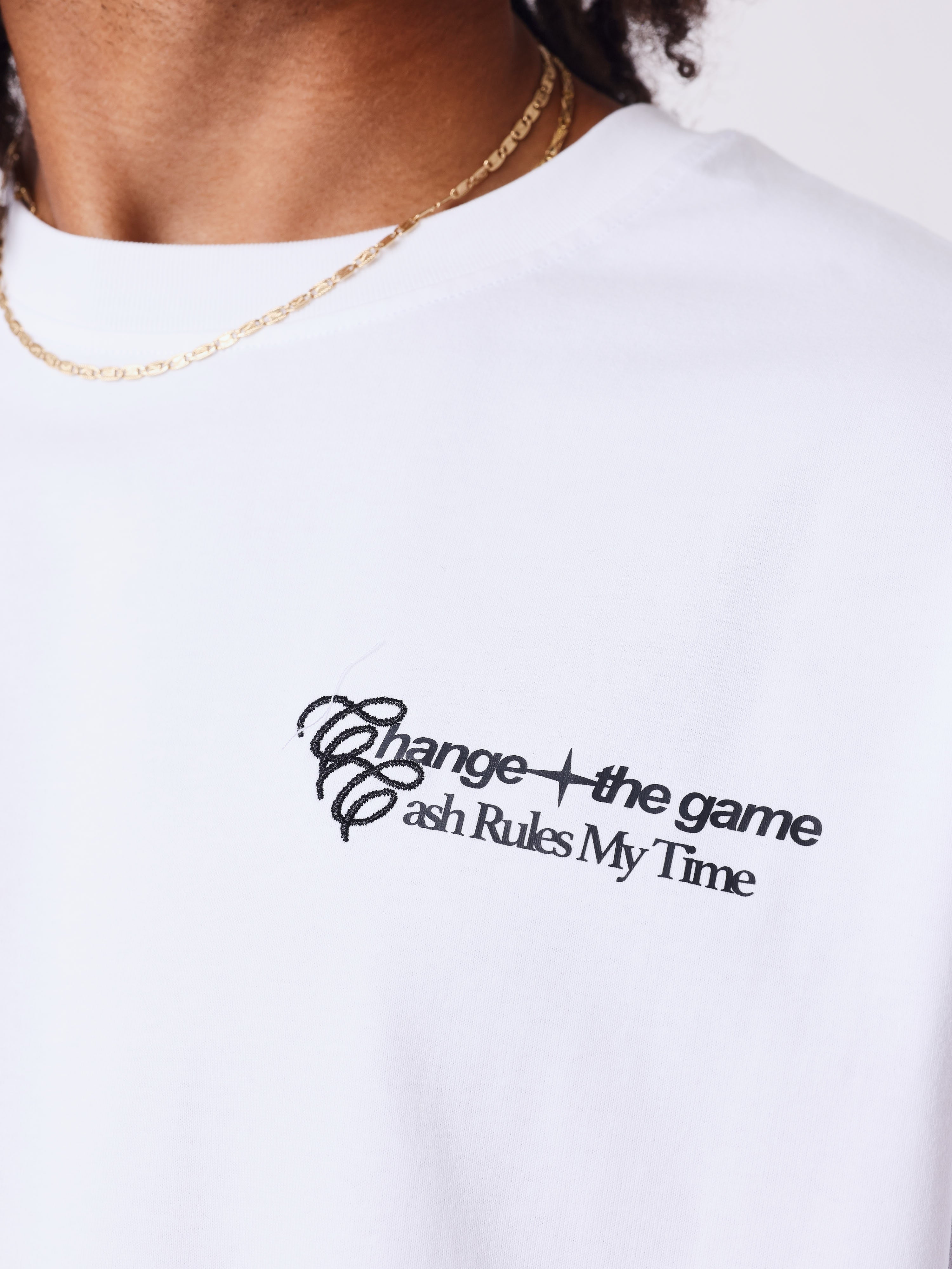 T-shirt imprimé Cash Rules My Time-4