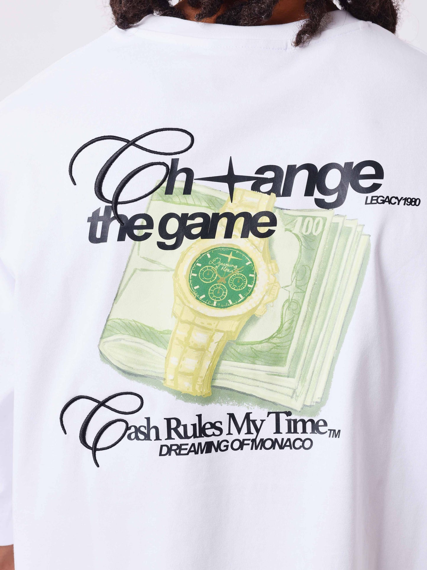 T-shirt imprimé Cash Rules My Time