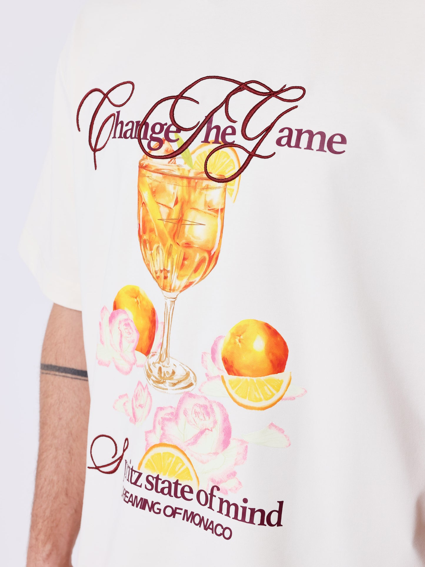 Spritz Monaco tryckt T-shirt