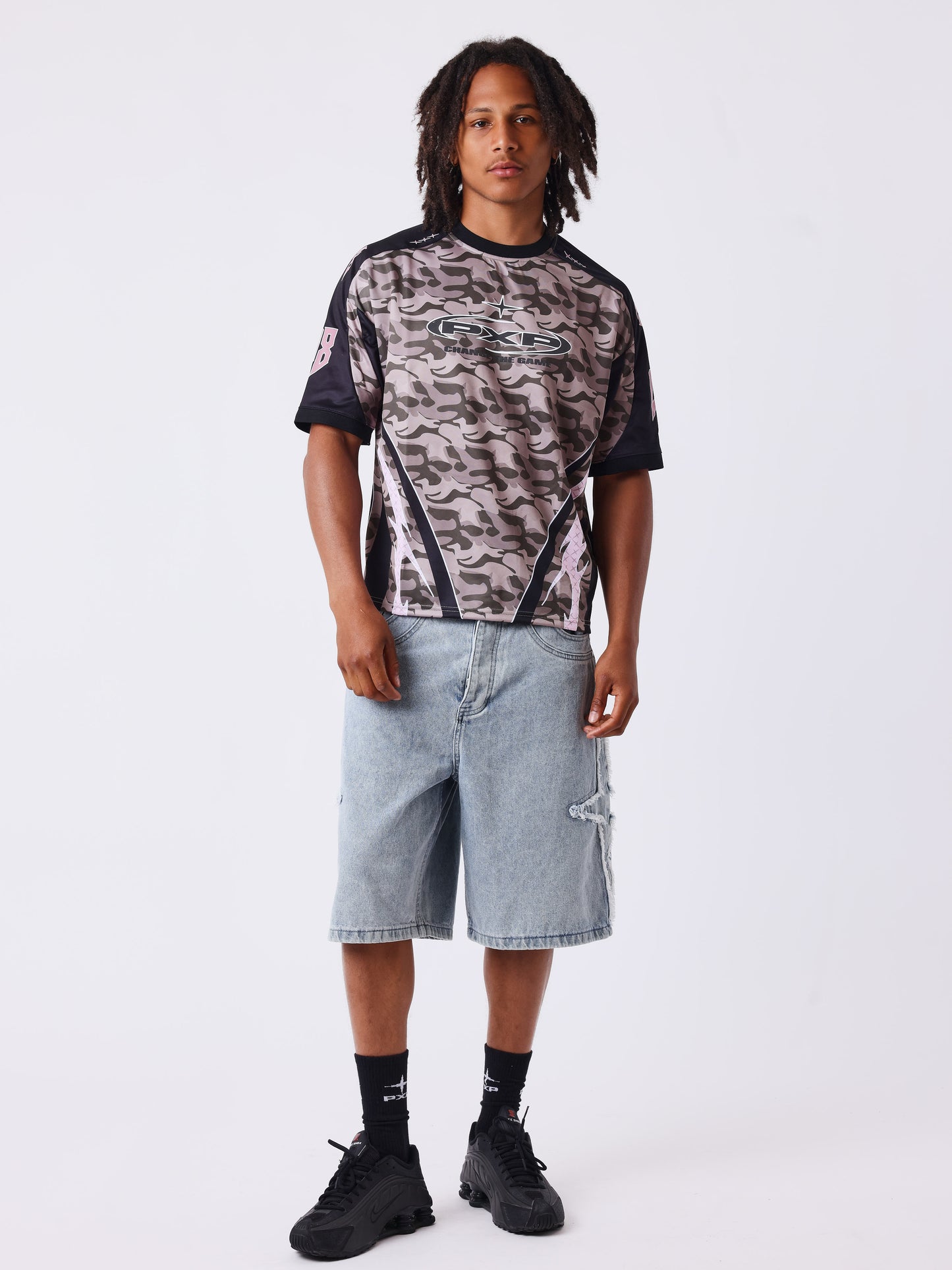 Jersey manches courtes camouflage