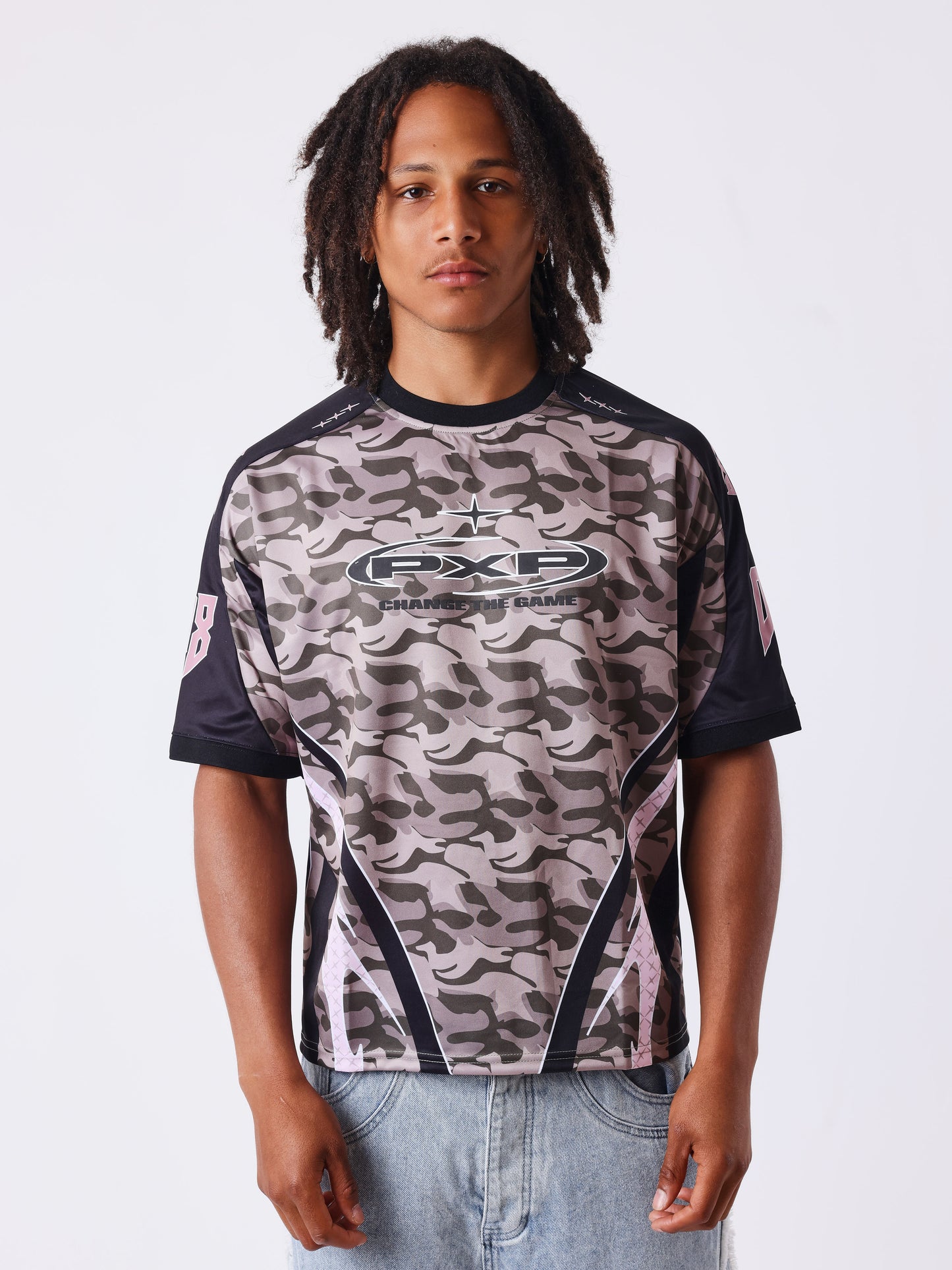 Jersey manches courtes camouflage
