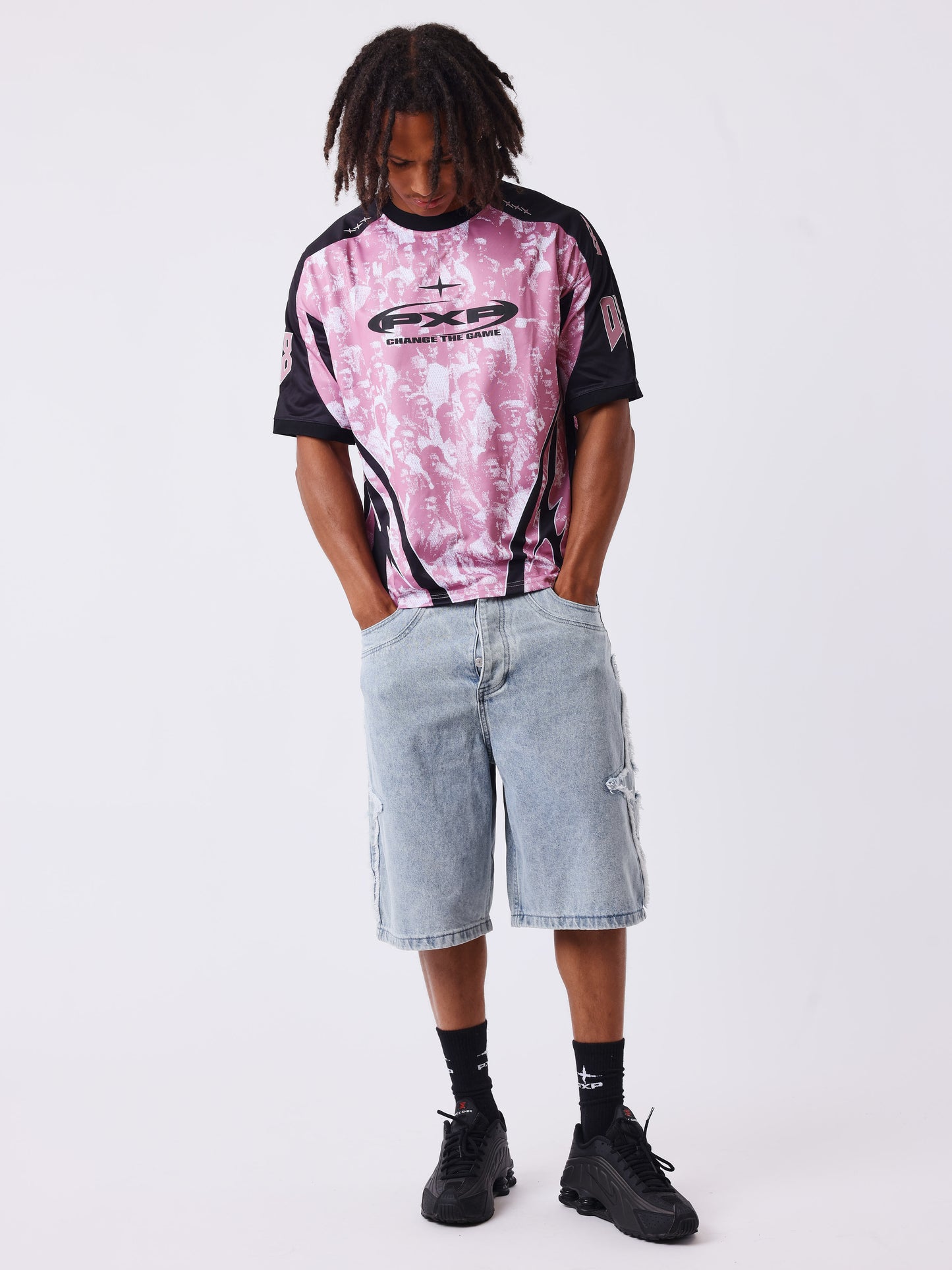 Jersey de manga corta camuflaje
